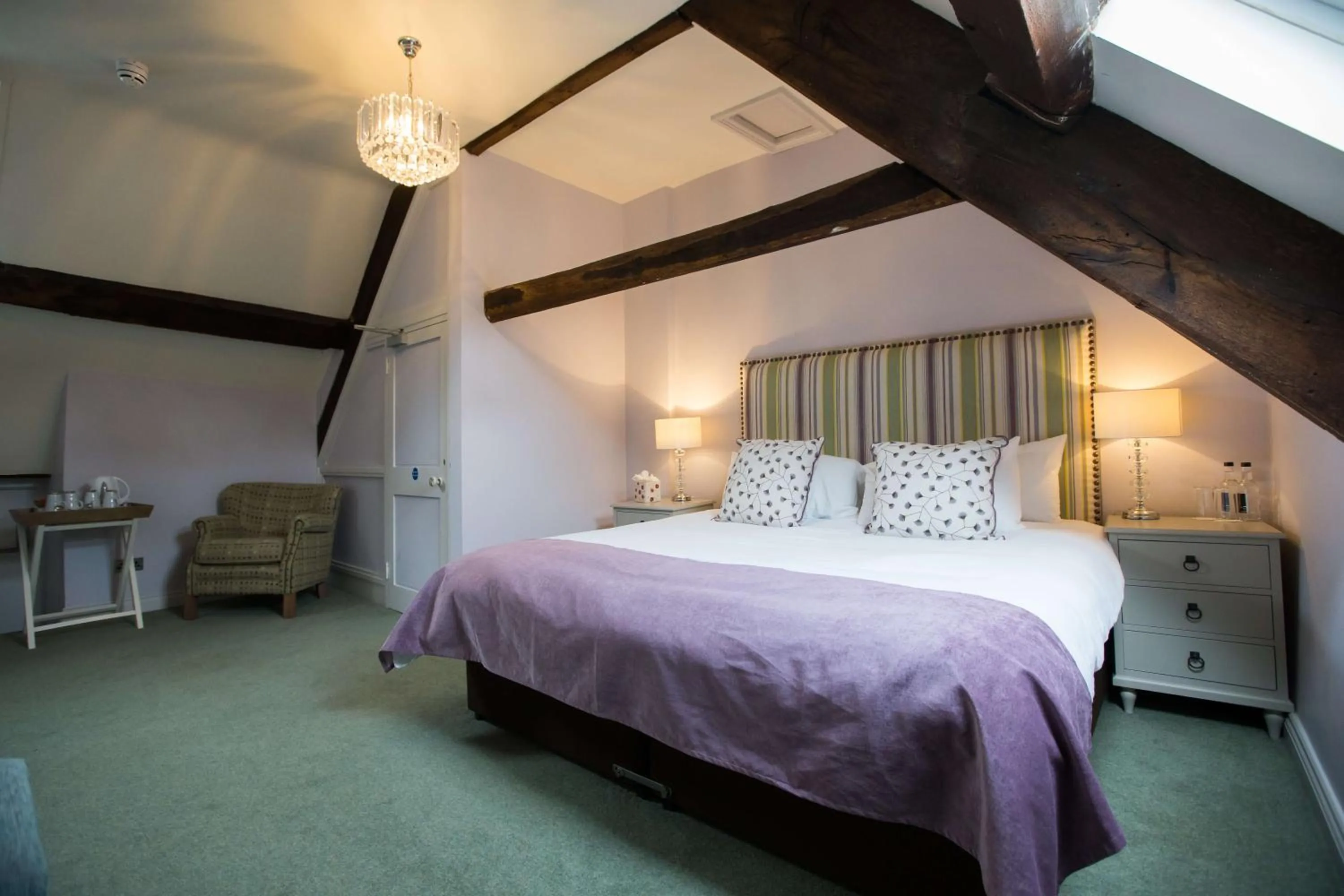 Bed in The Wyndham Hotel