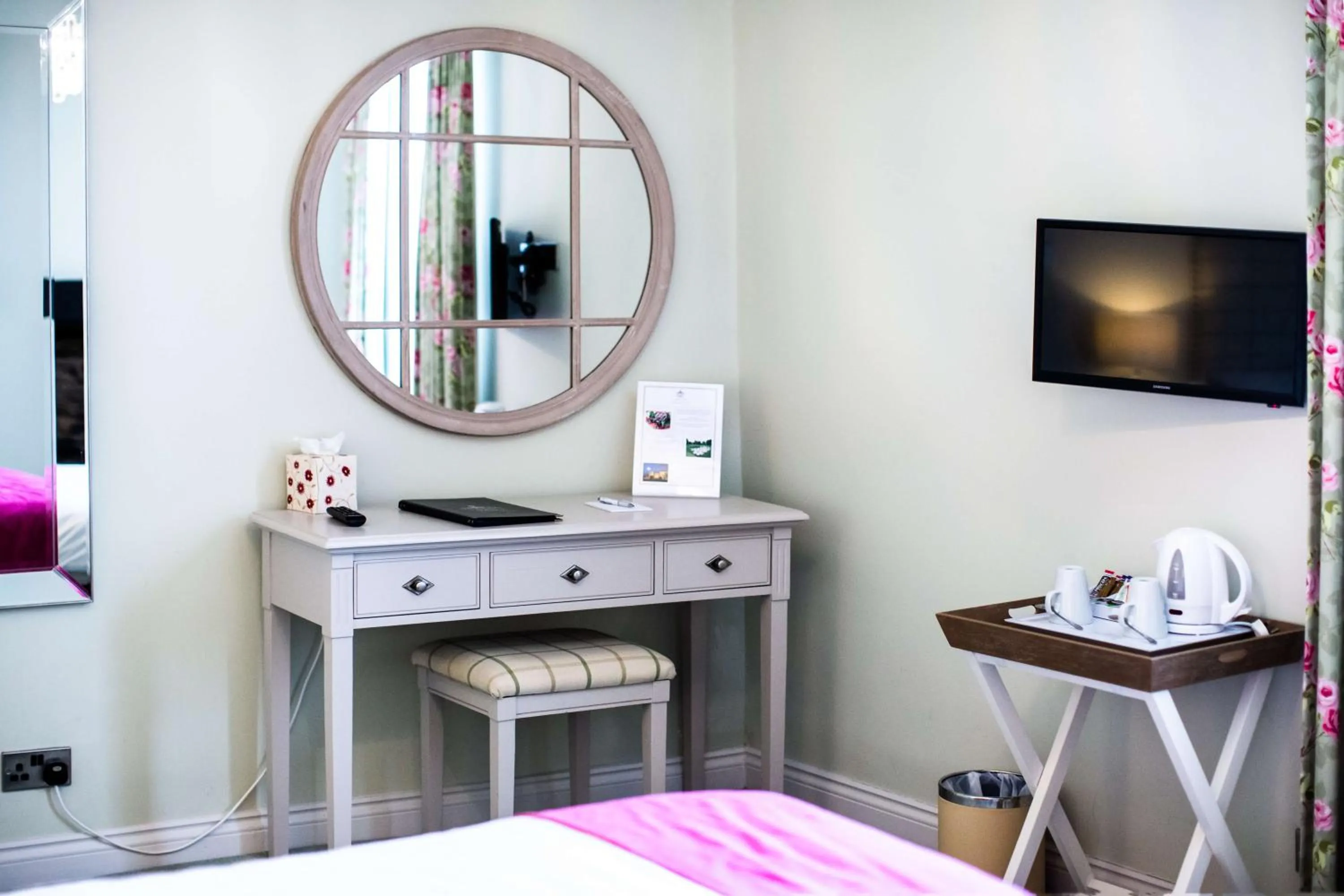 Bed in The Wyndham Hotel