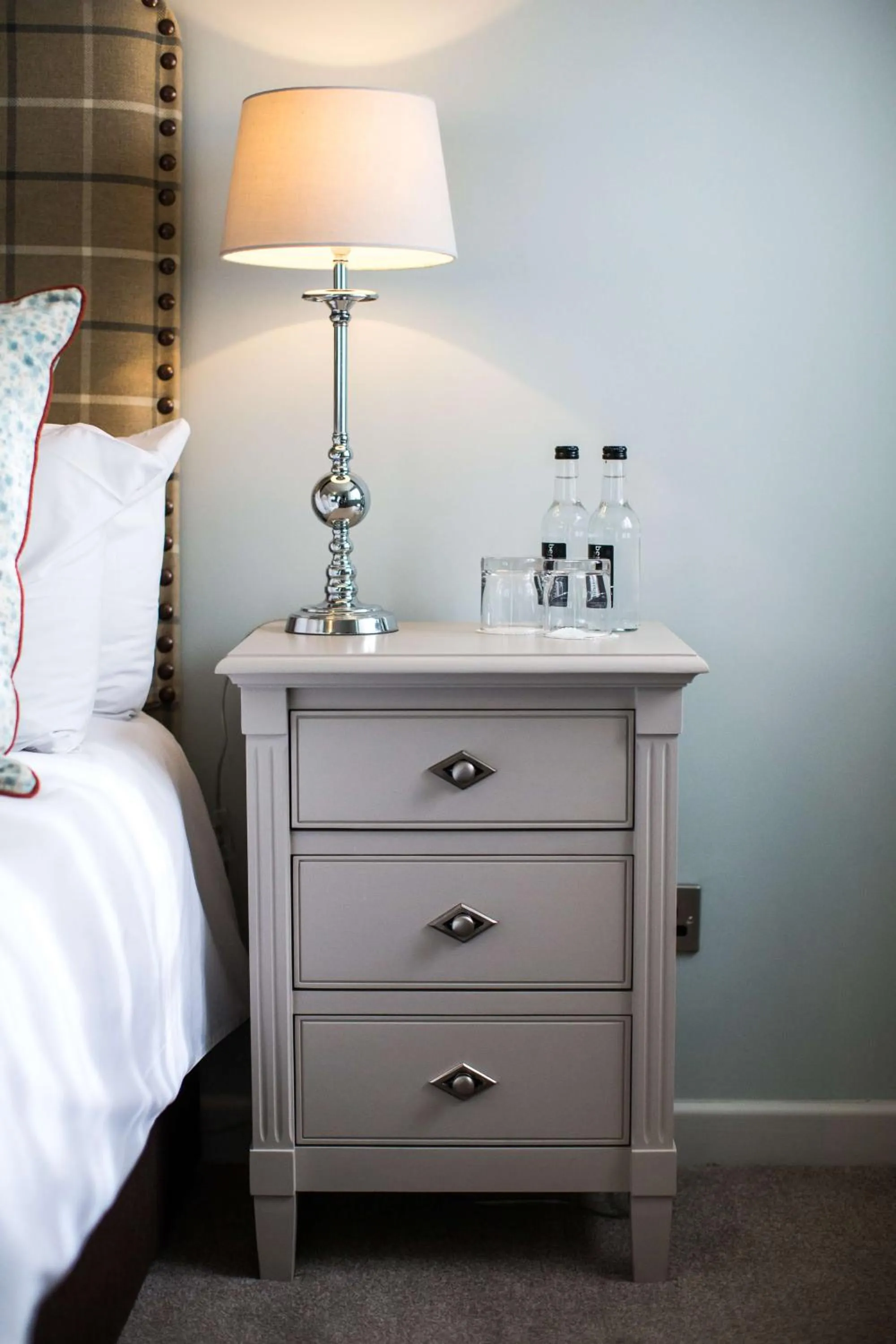 Bed in The Wyndham Hotel