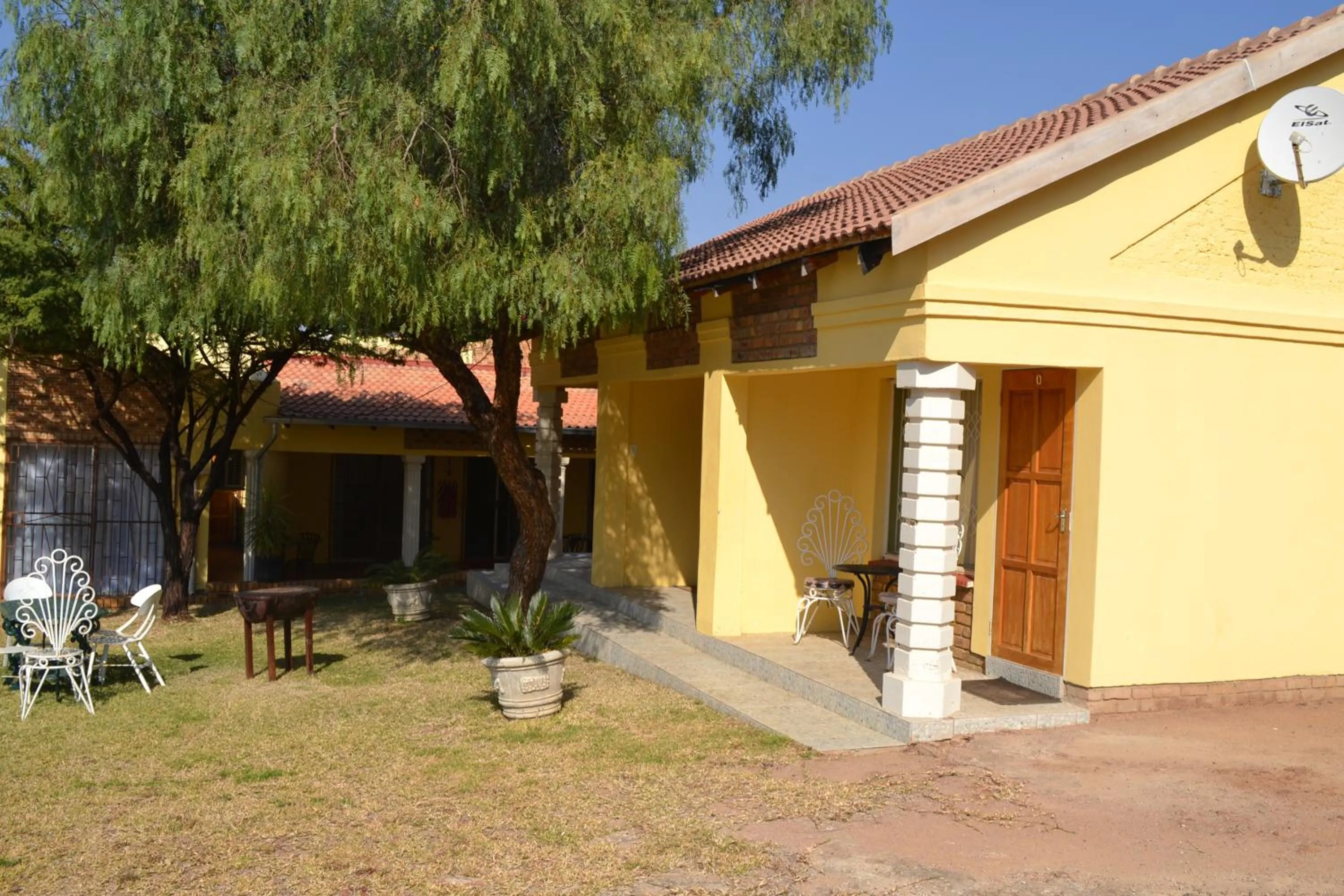Garden view in Kamogelo Guest House