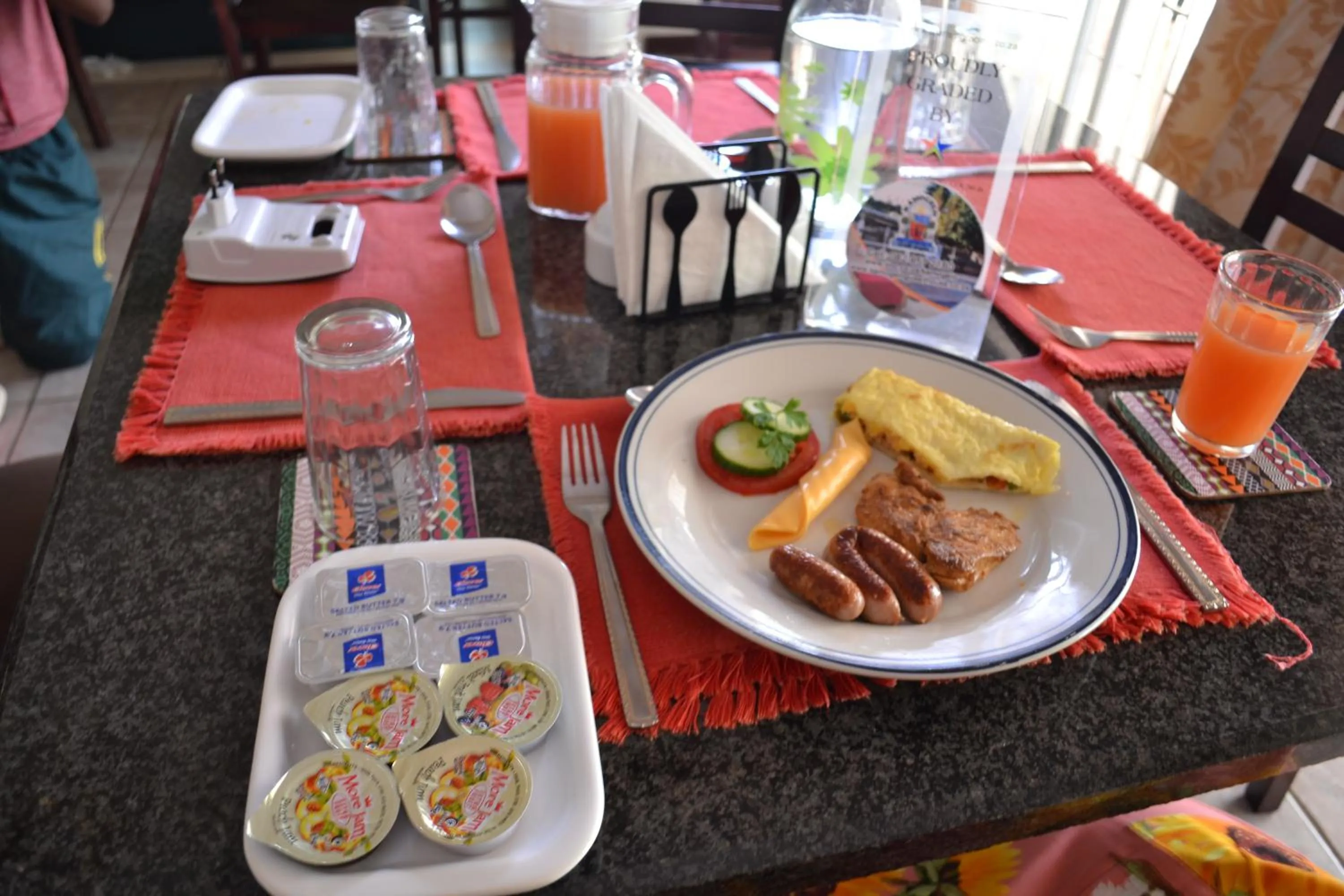 Food in Kamogelo Guest House