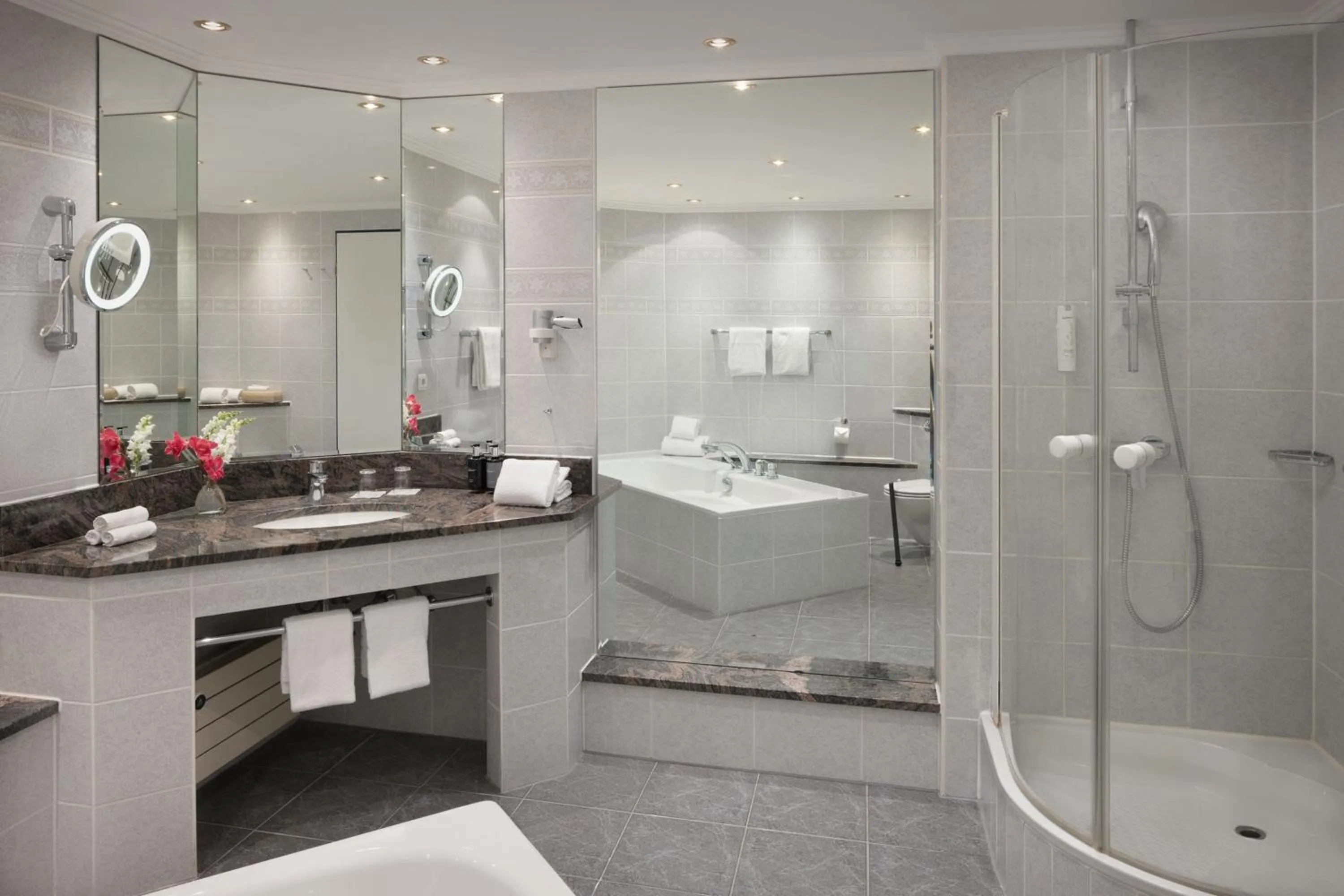 Bathroom in Arabella Alpenhotel am Spitzingsee, a Tribute Portfolio Hotel