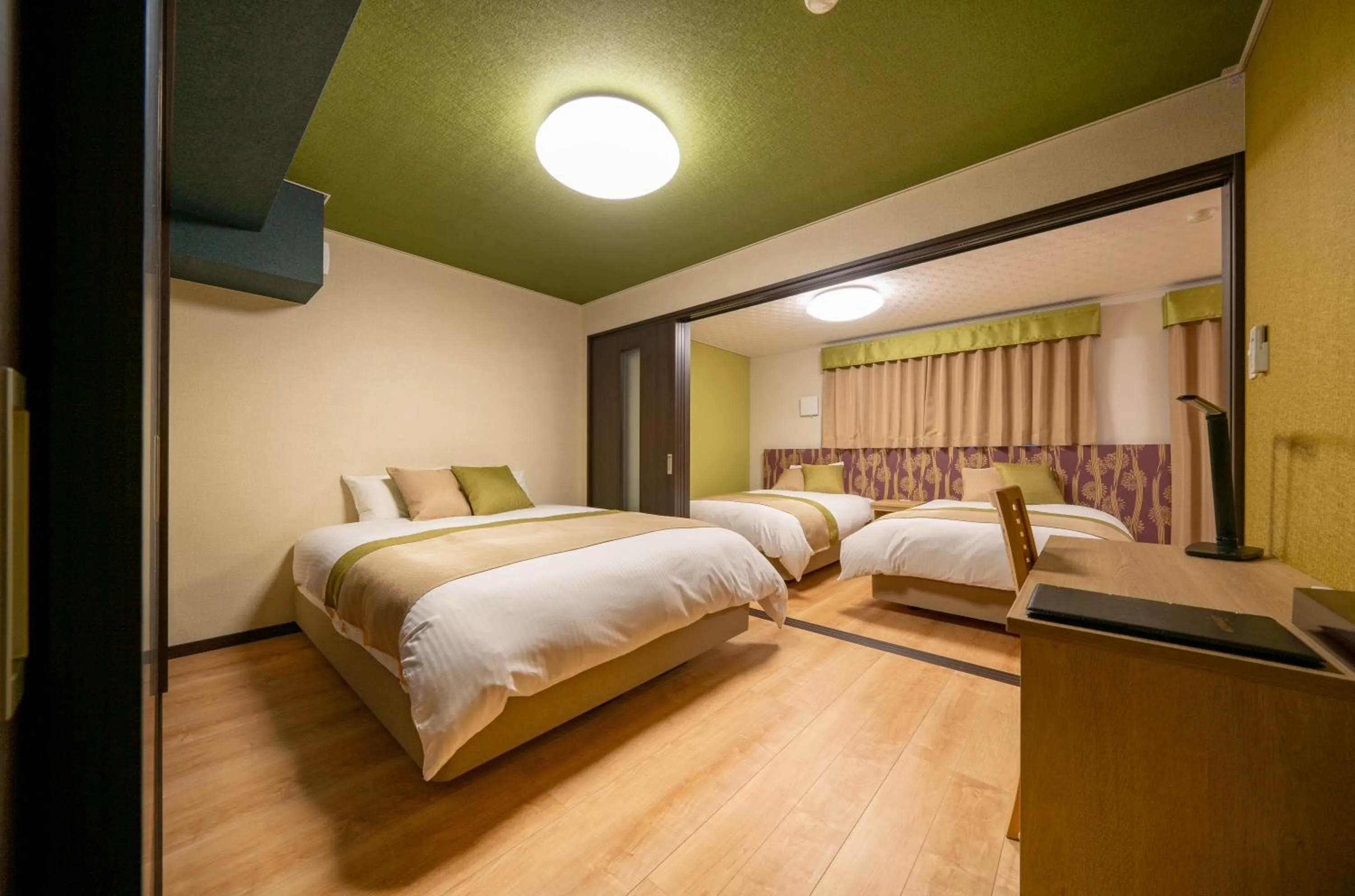 Bed in Residence Hotel Takayama Station