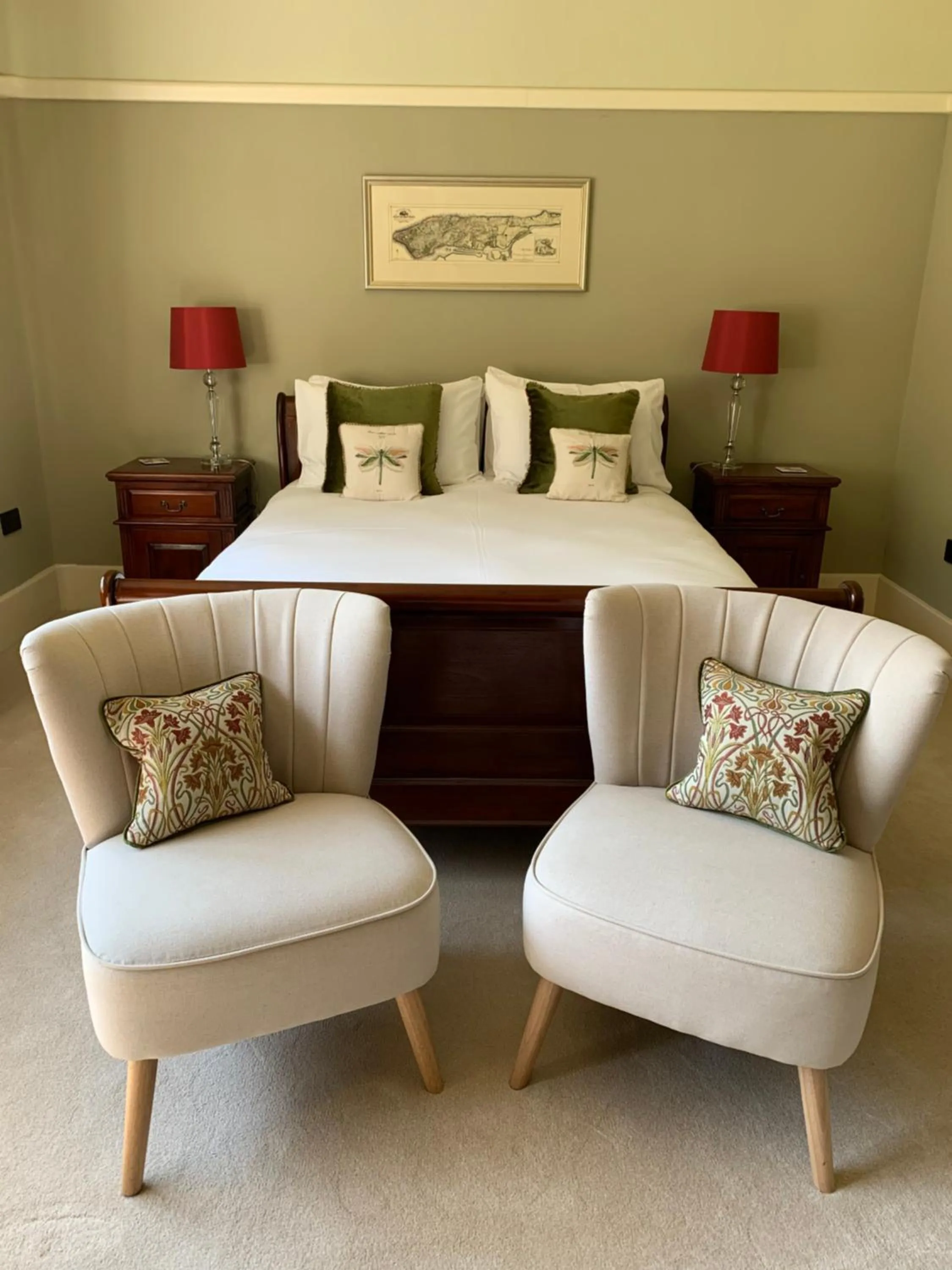 Seating area in Gellihaf House