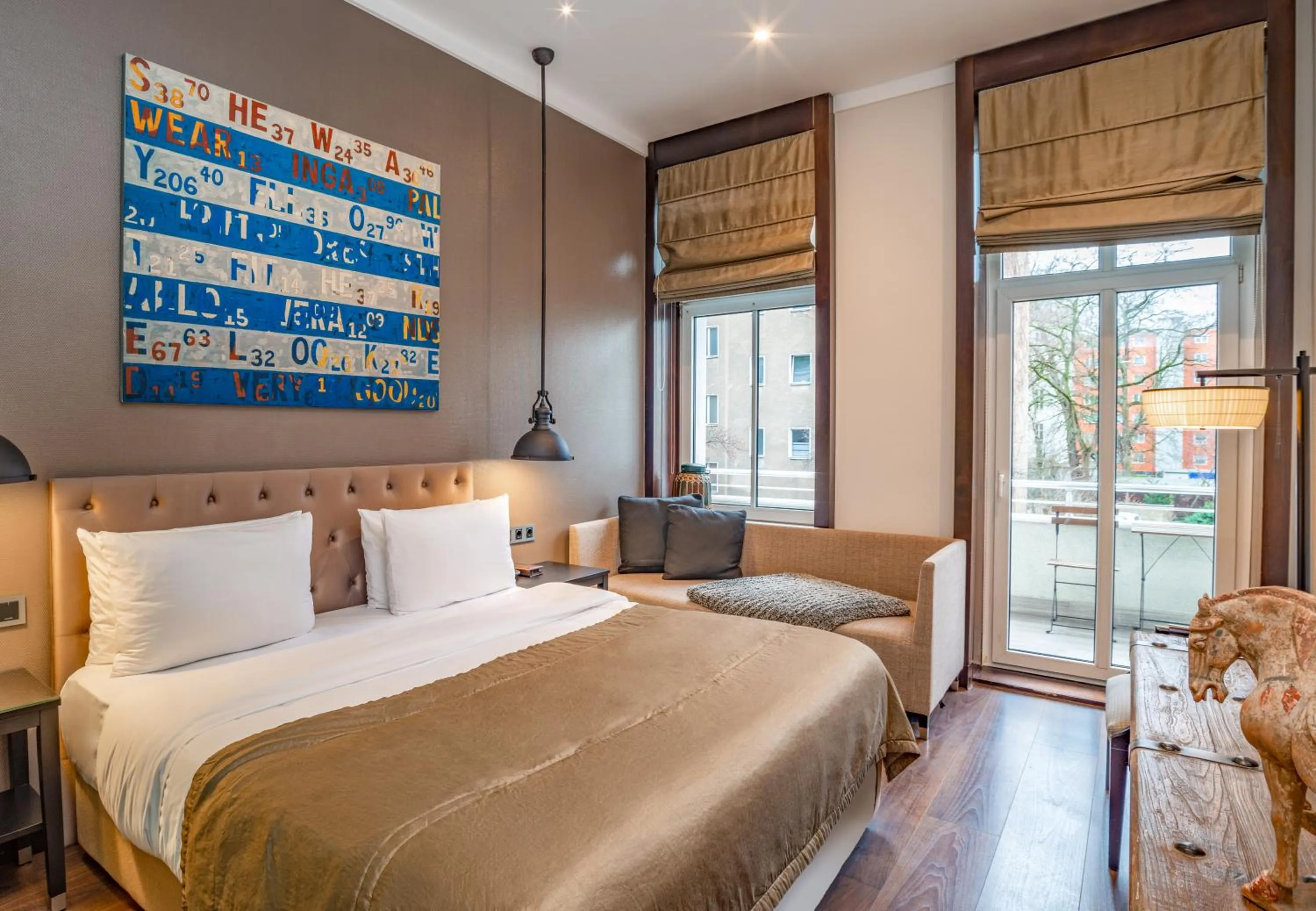 Bedroom, Bed in Quentin Design Hotel Berlin