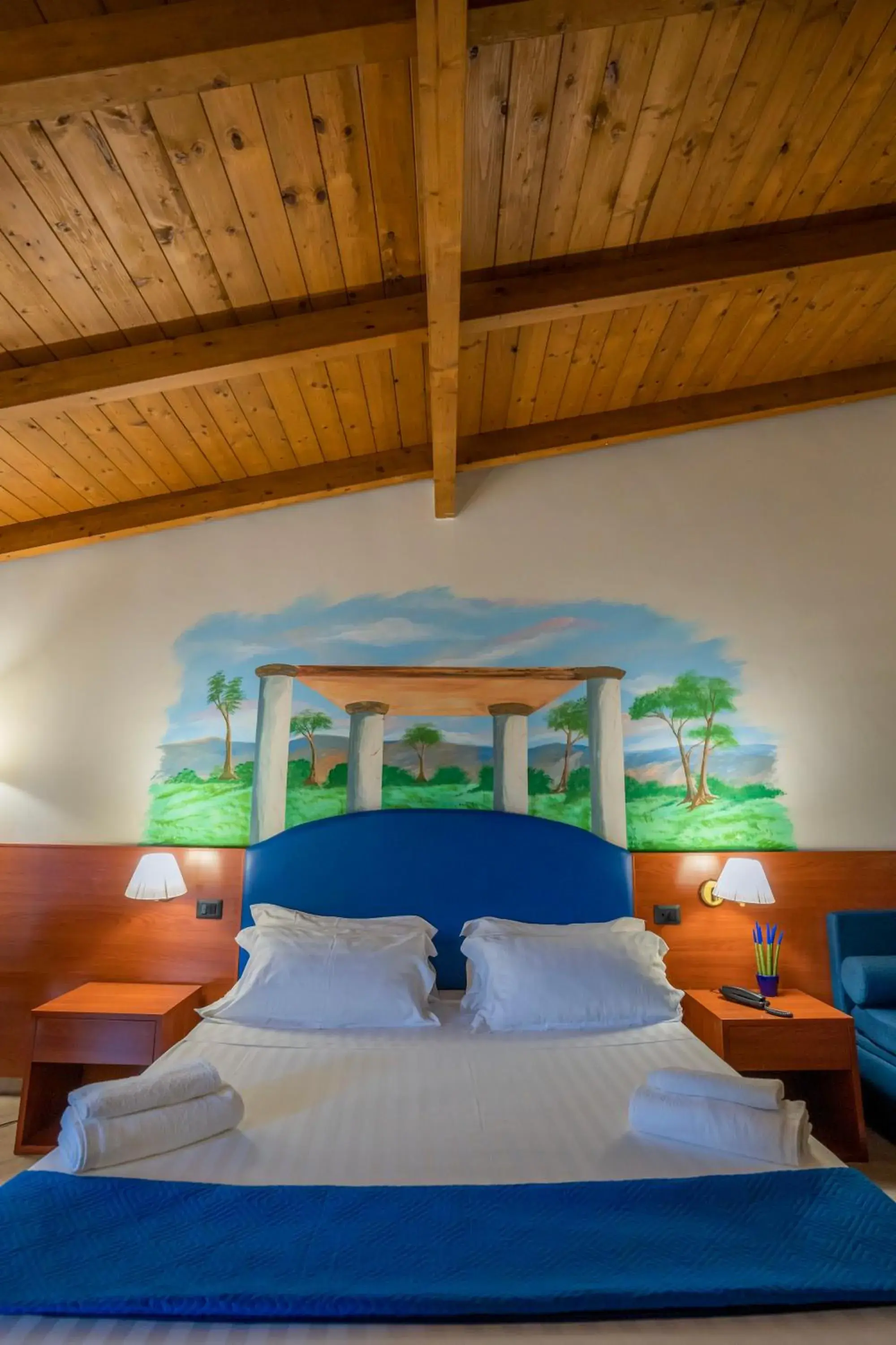 Bed in Hotel Tempio Bed in Hotel Tempio