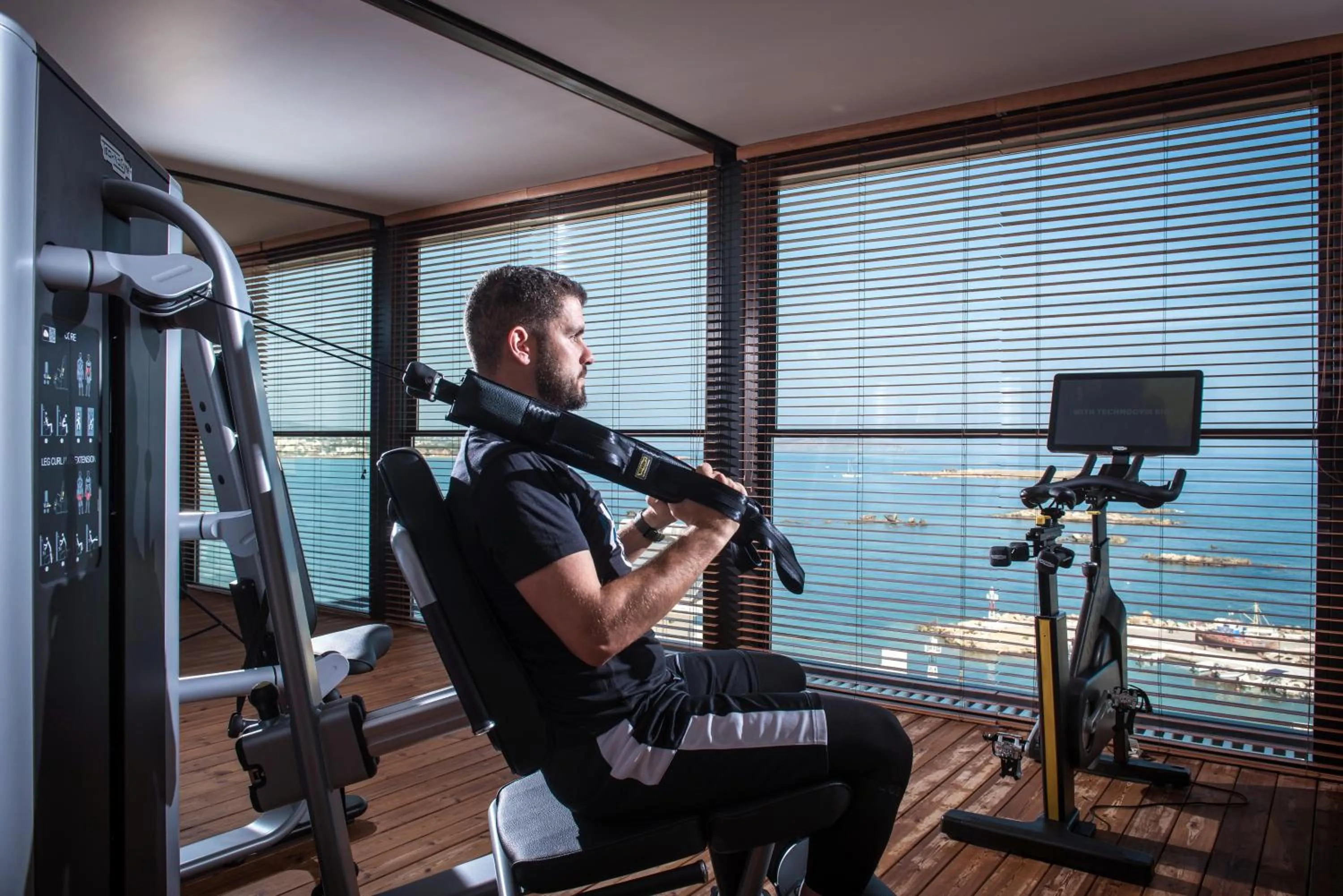 Fitness centre/facilities in Chania Flair Boutique Hotel, Adults only, Tapestry Collection by Hilton