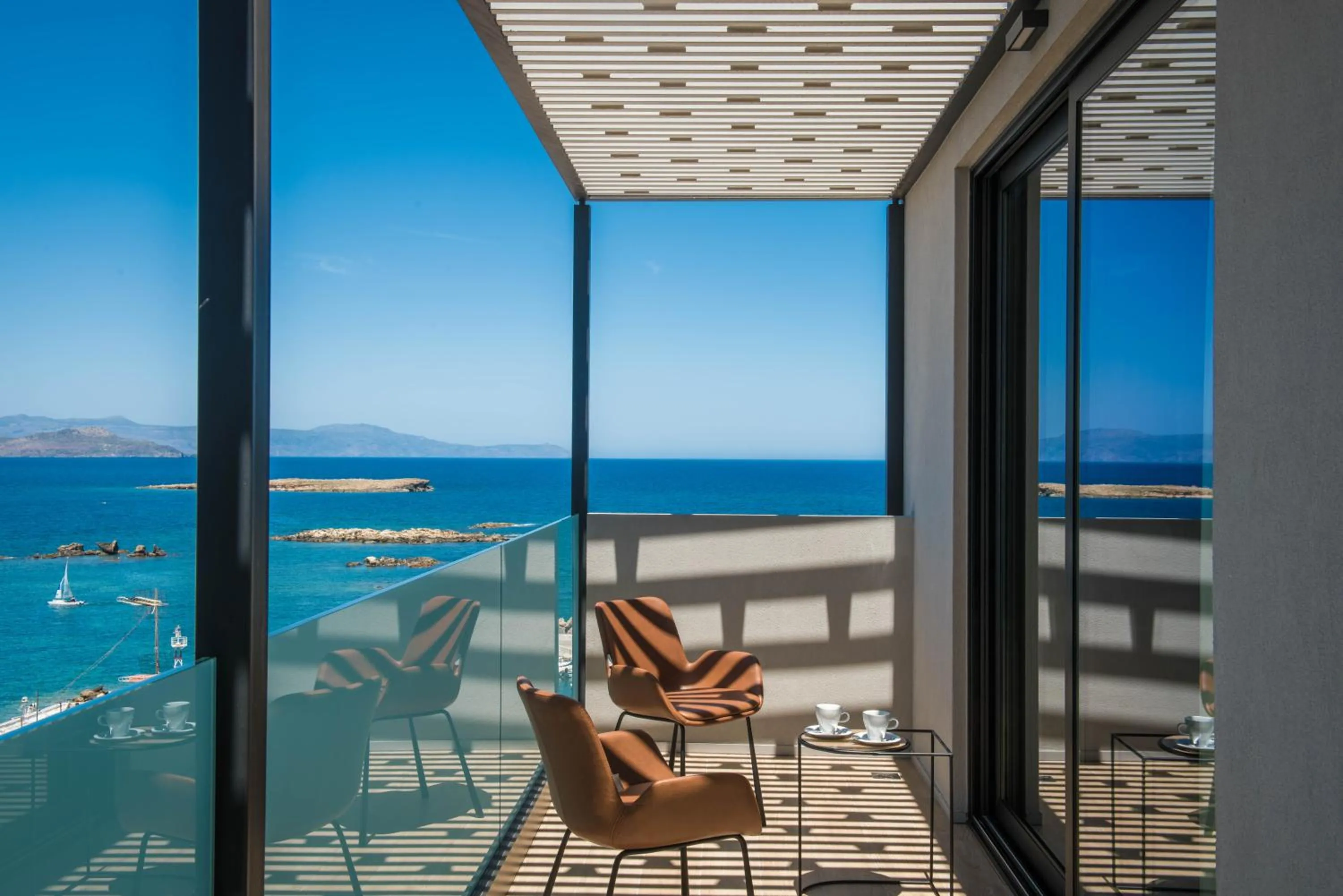 Sea view in Chania Flair Boutique Hotel, Adults only, Tapestry Collection by Hilton
