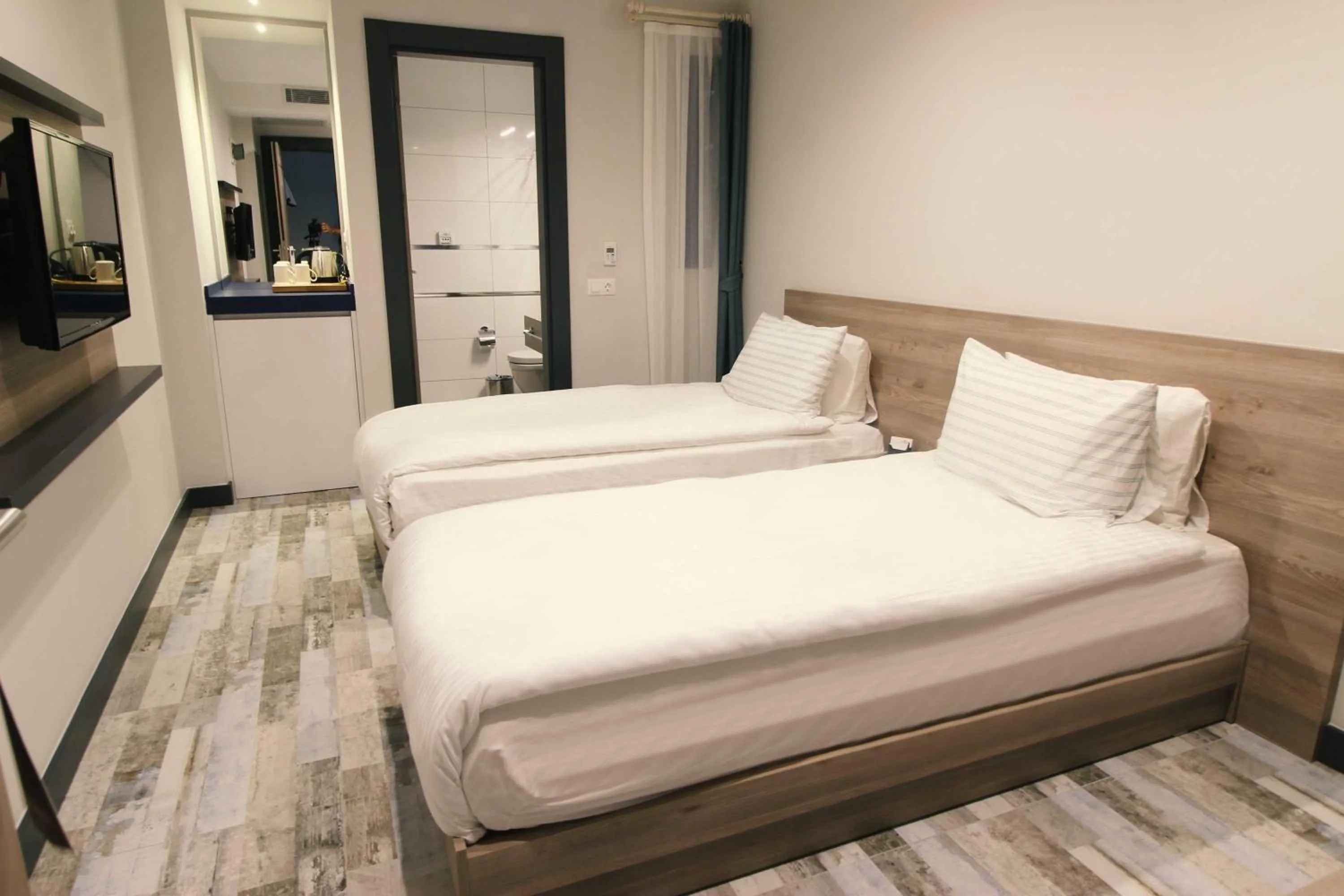 Bed in Acropol Of Bodrum Beach Hotel