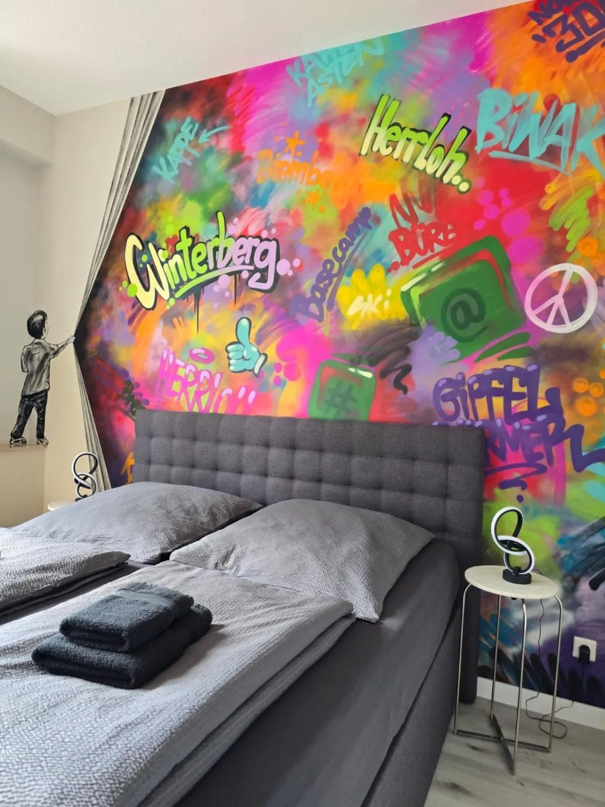 Bedroom, Bed in Hotel Nuhnetal