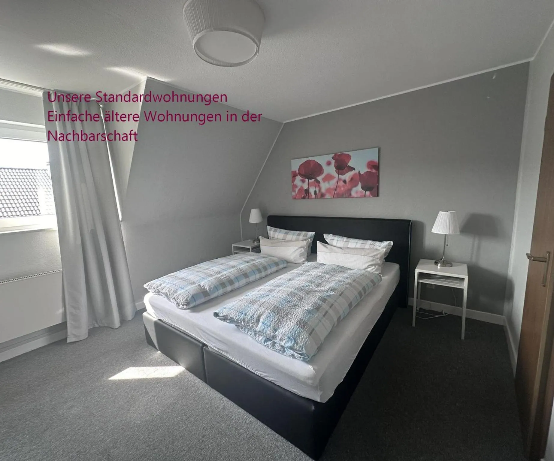 Bed in Hotel Nuhnetal