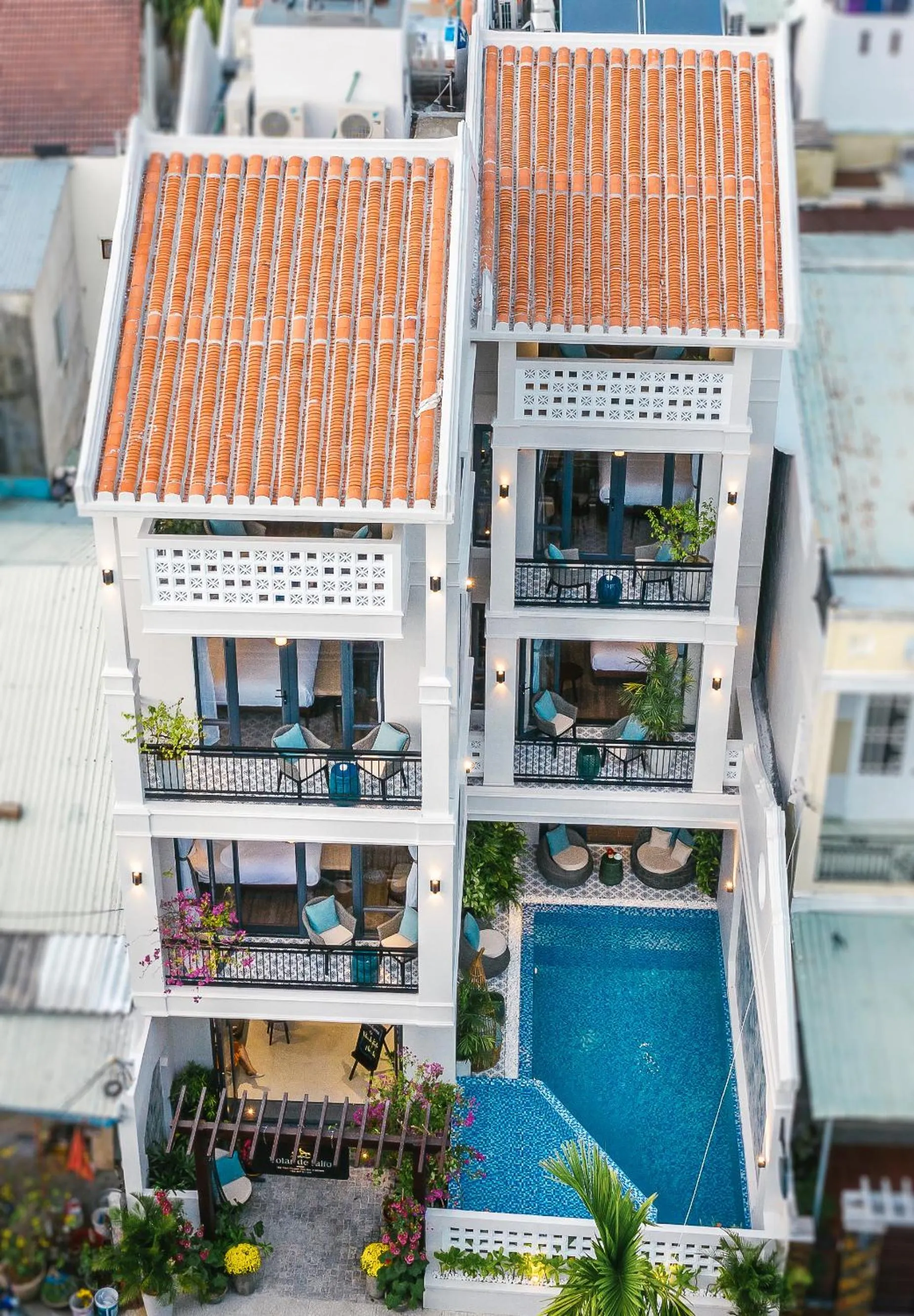 Bird's eye view in Volar de Faifo Villa