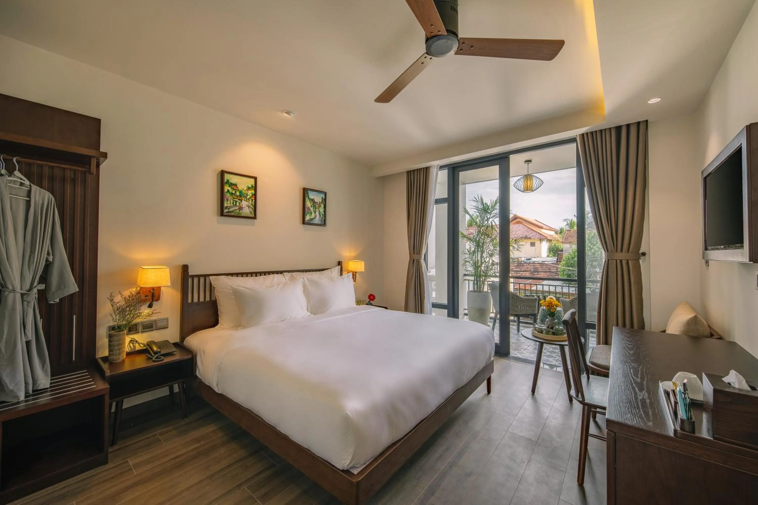 Bed in Volar de Faifo Villa