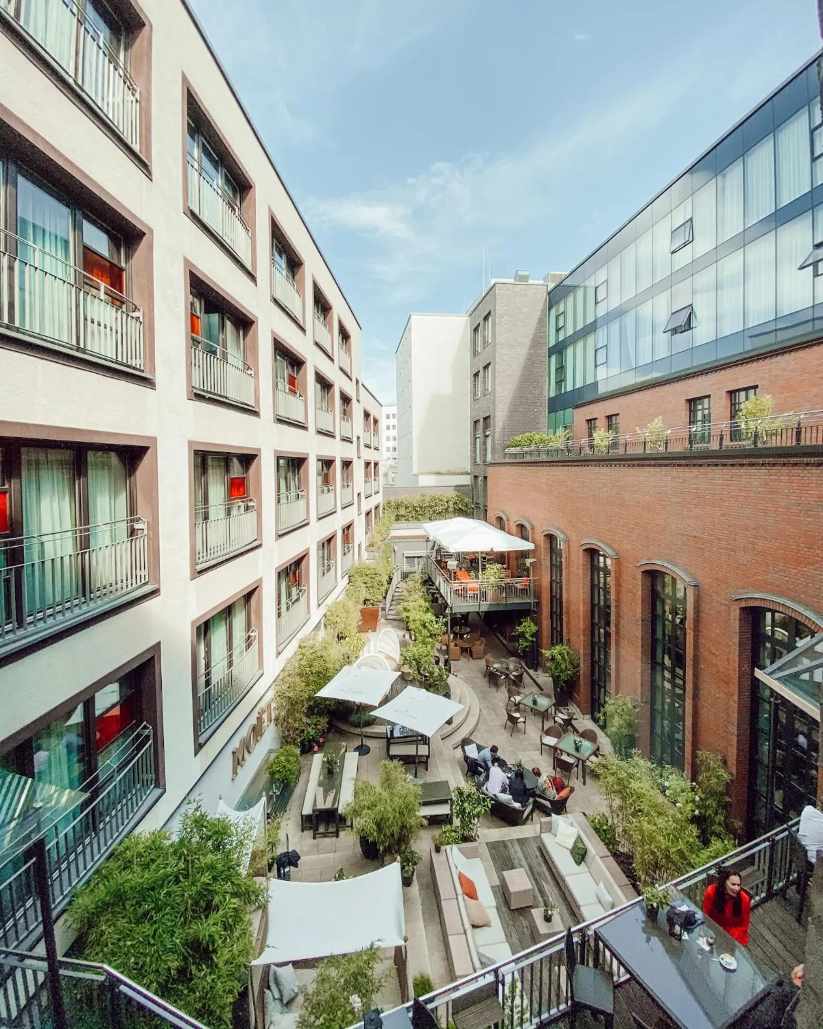 Garden in east Hotel Hamburg