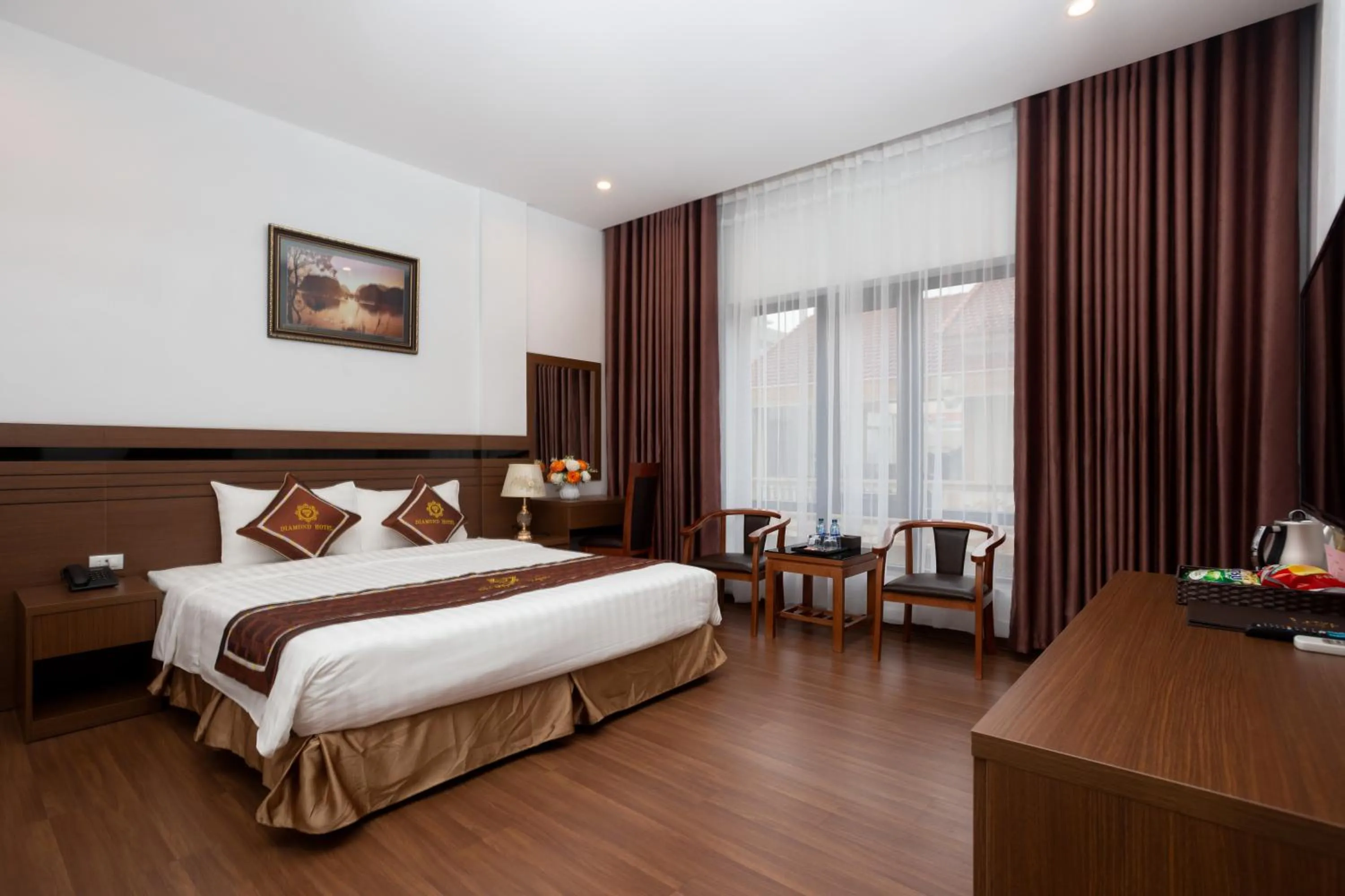 Bed in Diamond Hotel