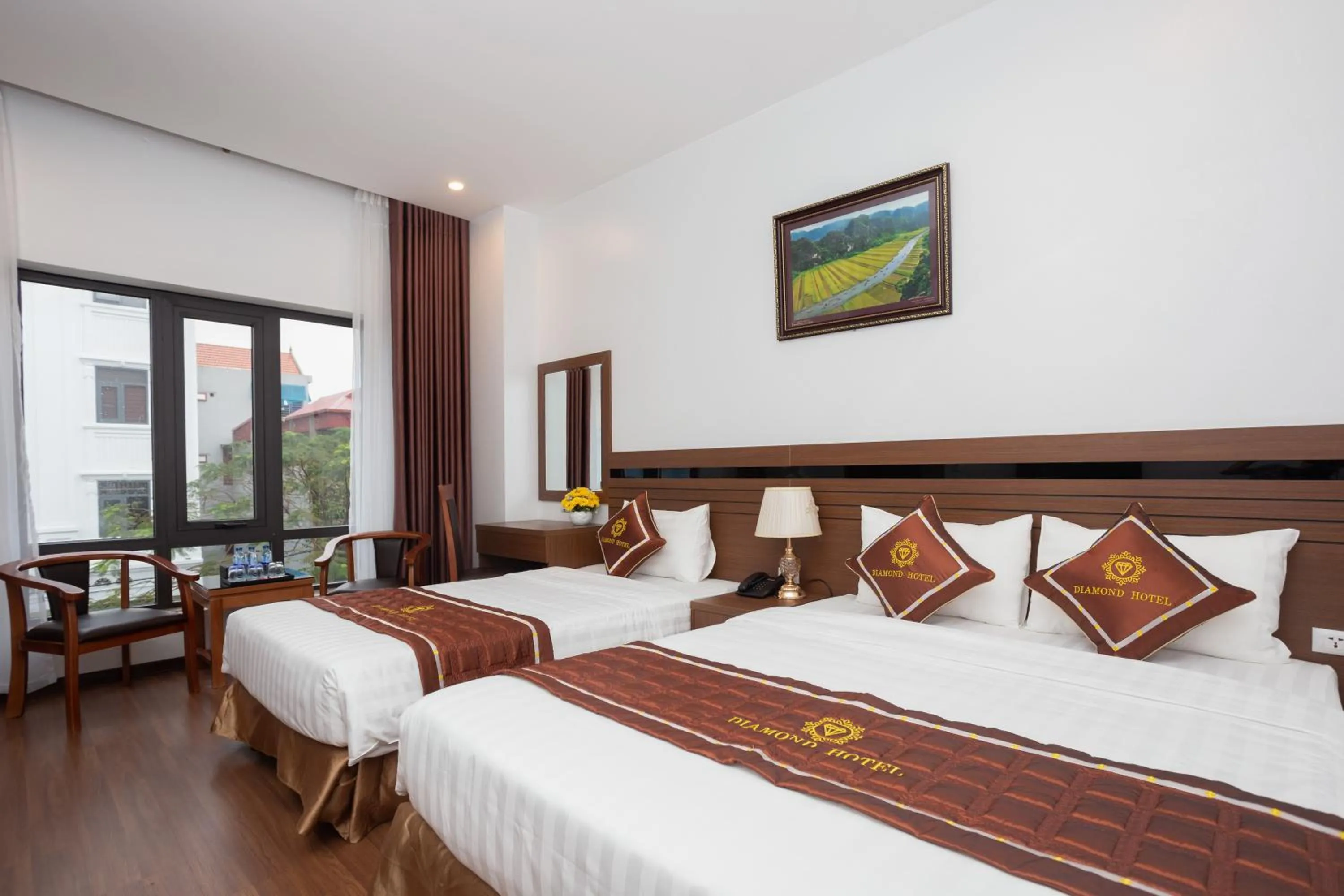 Bed in Diamond Hotel