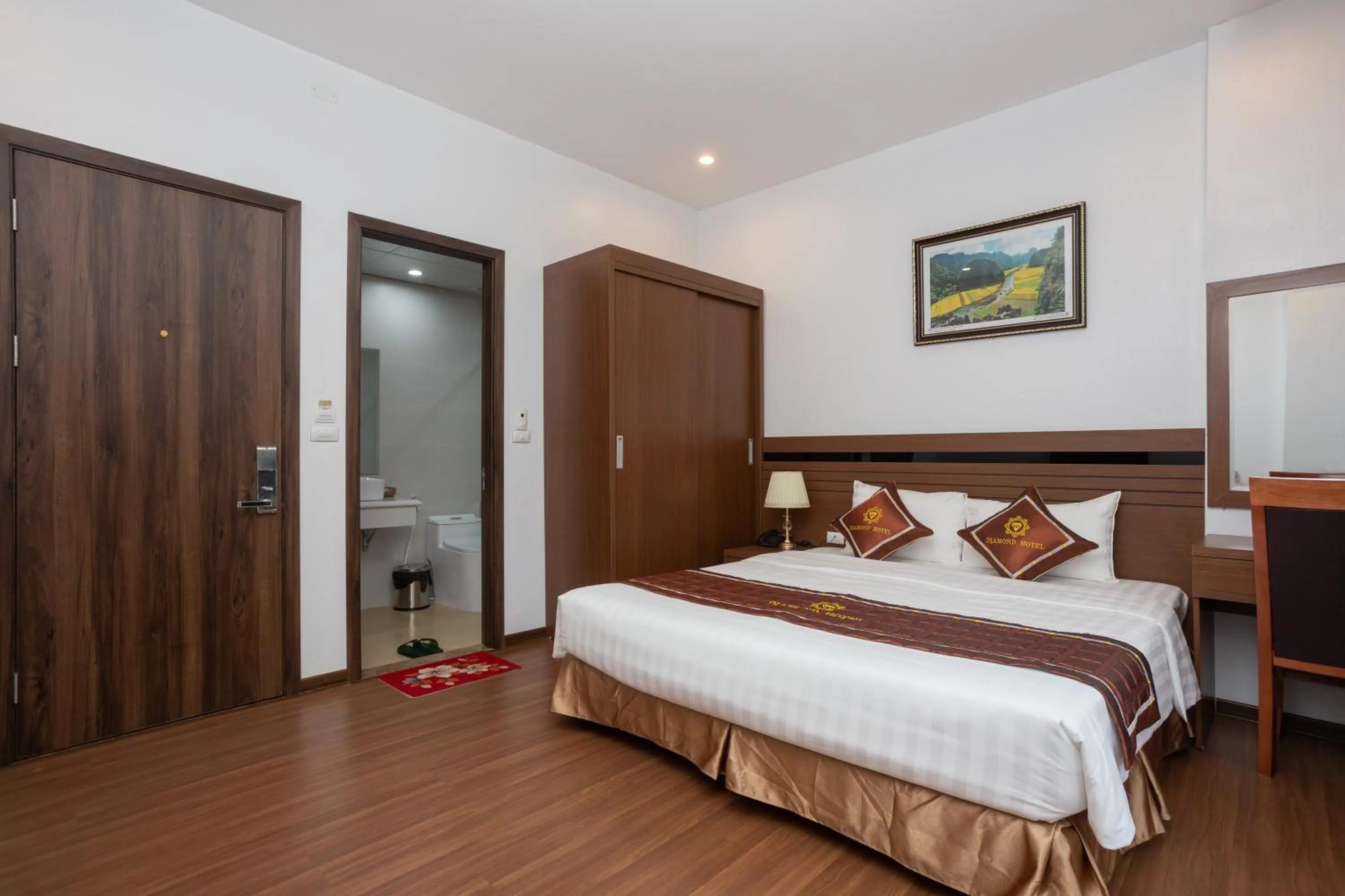 Bed in Diamond Hotel