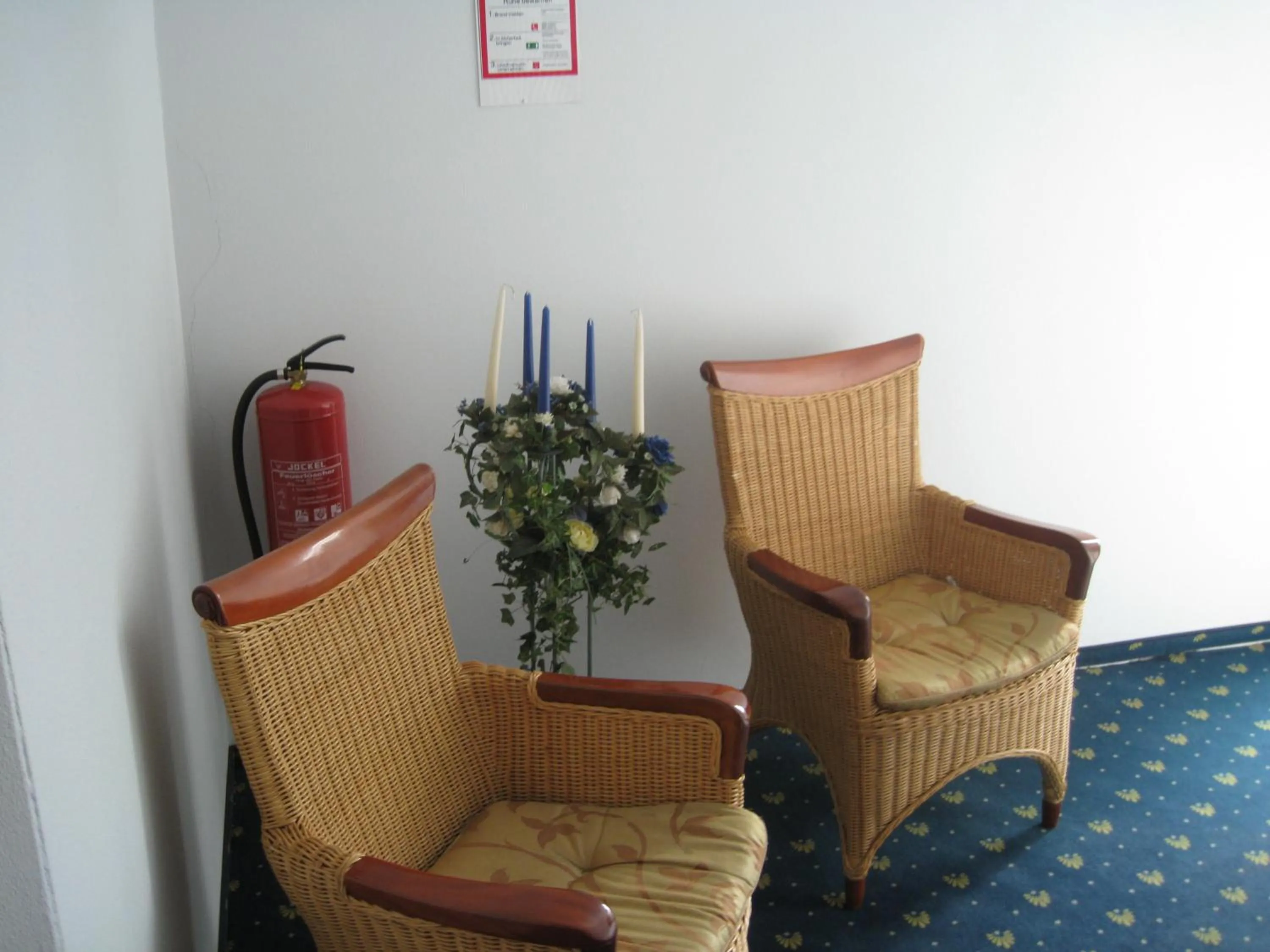 Seating area in Hotel Restaurant "Waldschänke"