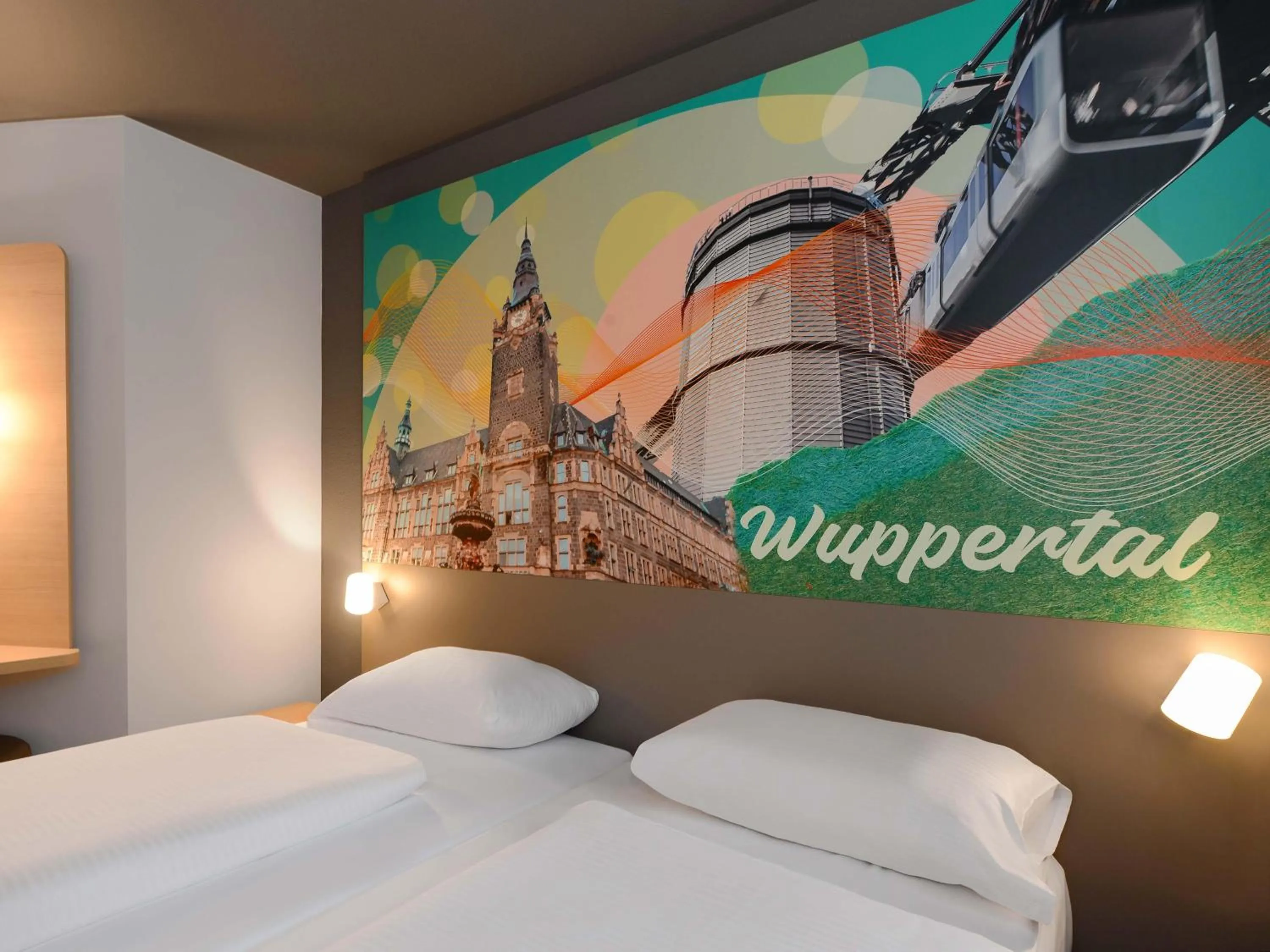 Photo of the whole room, Bed in B&B HOTEL Wuppertal-Oberbarmen