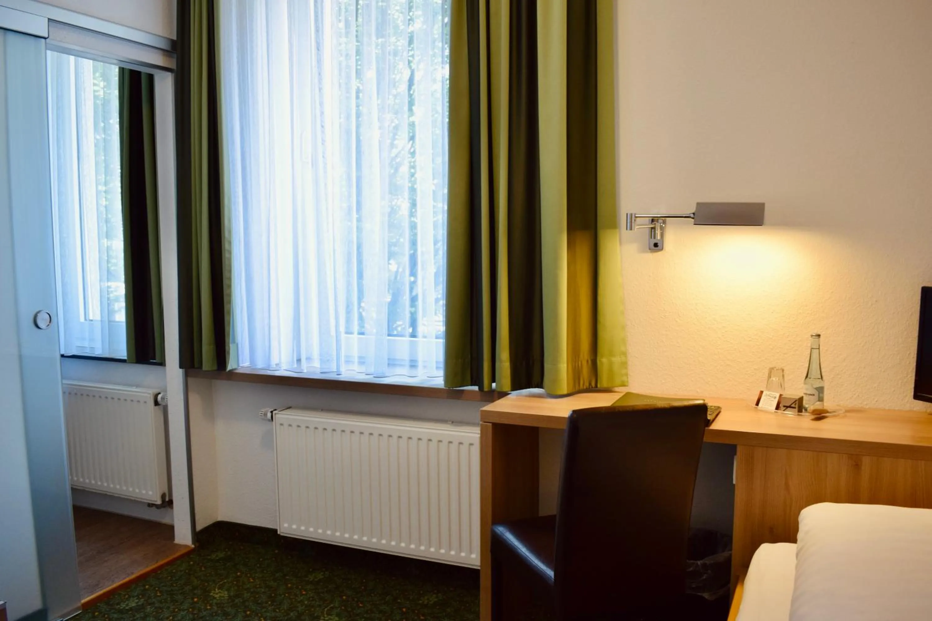 Photo of the whole room, Bed in Hotel Zur Traube