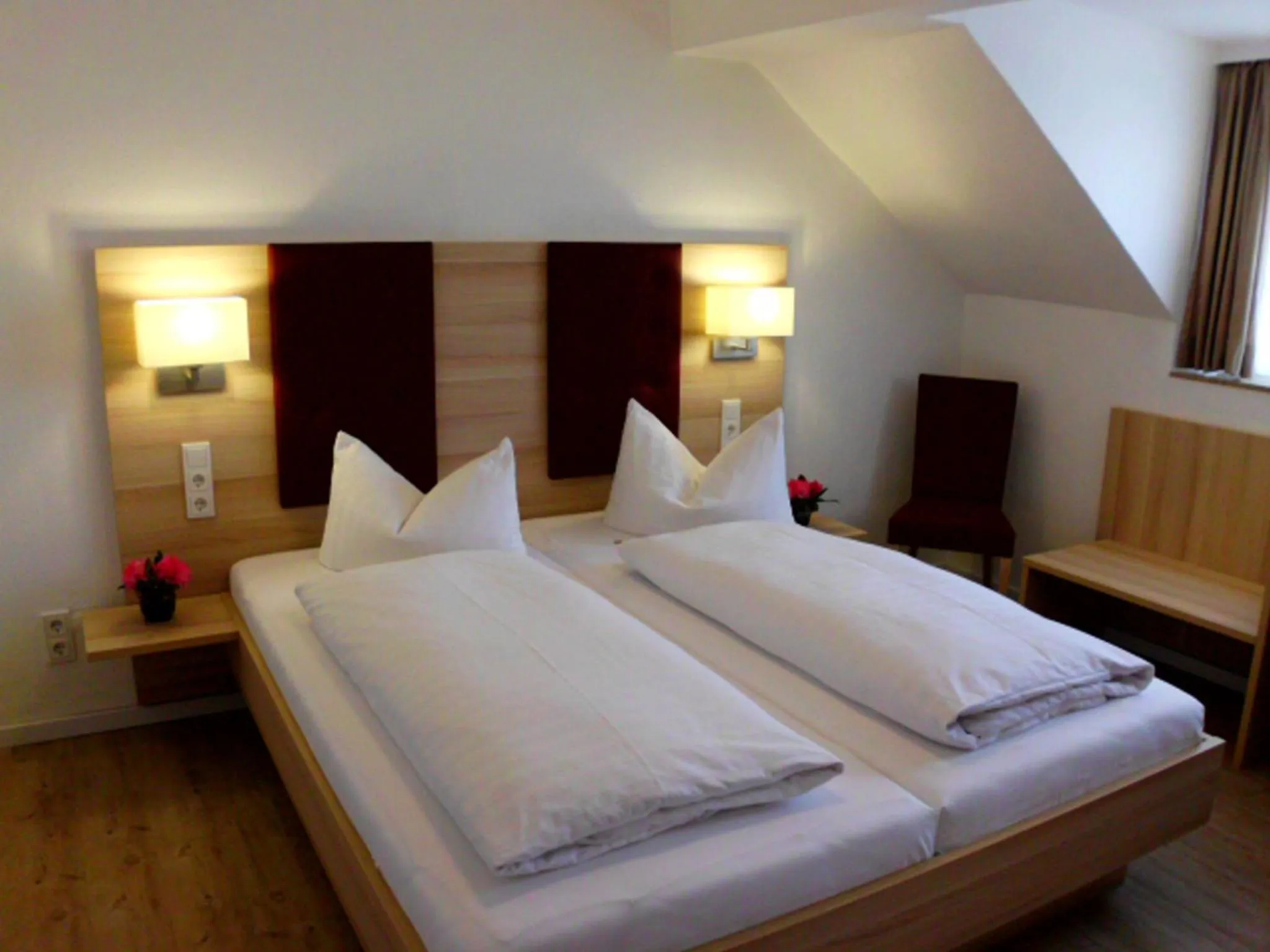 Photo of the whole room, Bed in Hotel Zur Traube