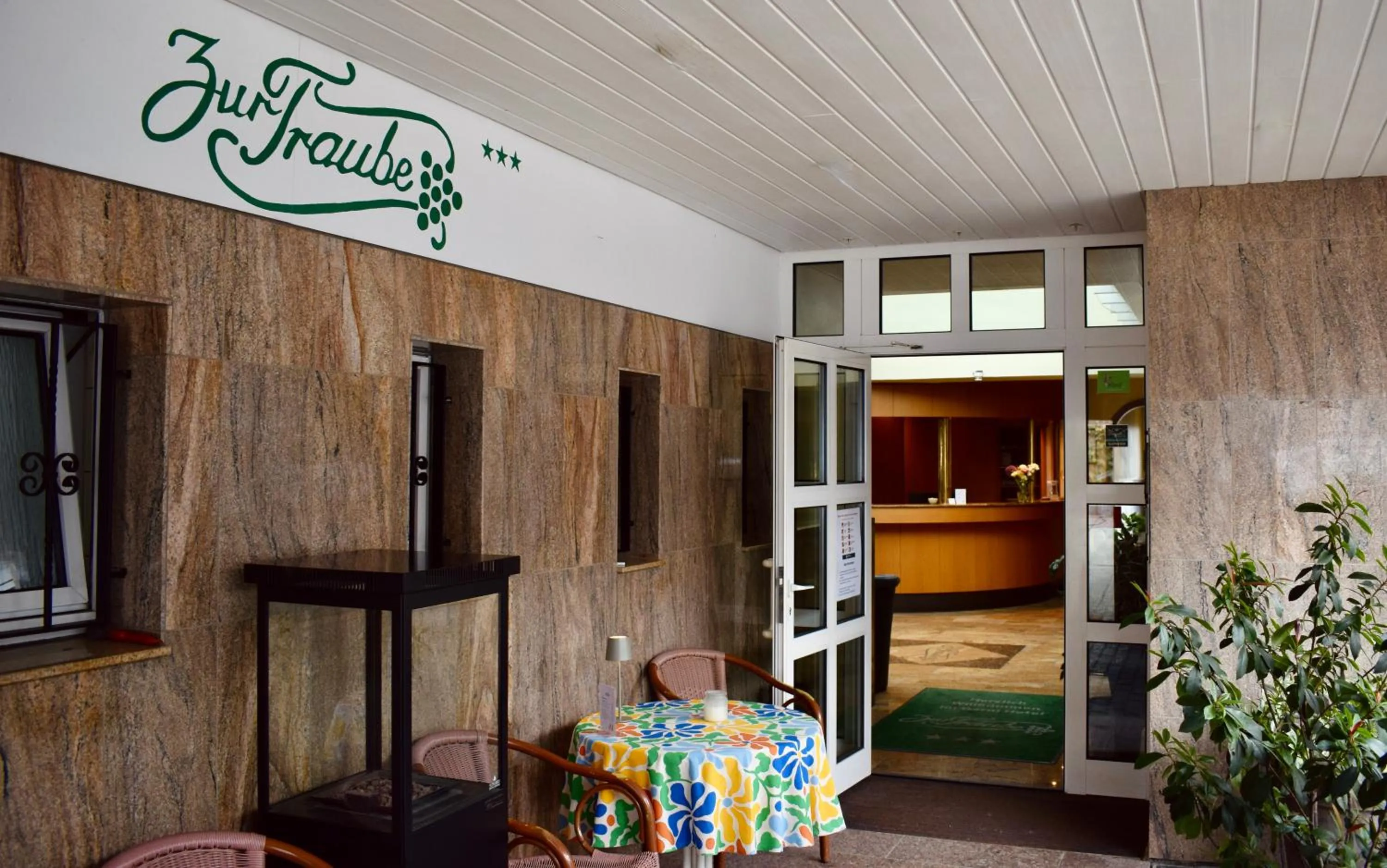 Patio in Hotel Zur Traube