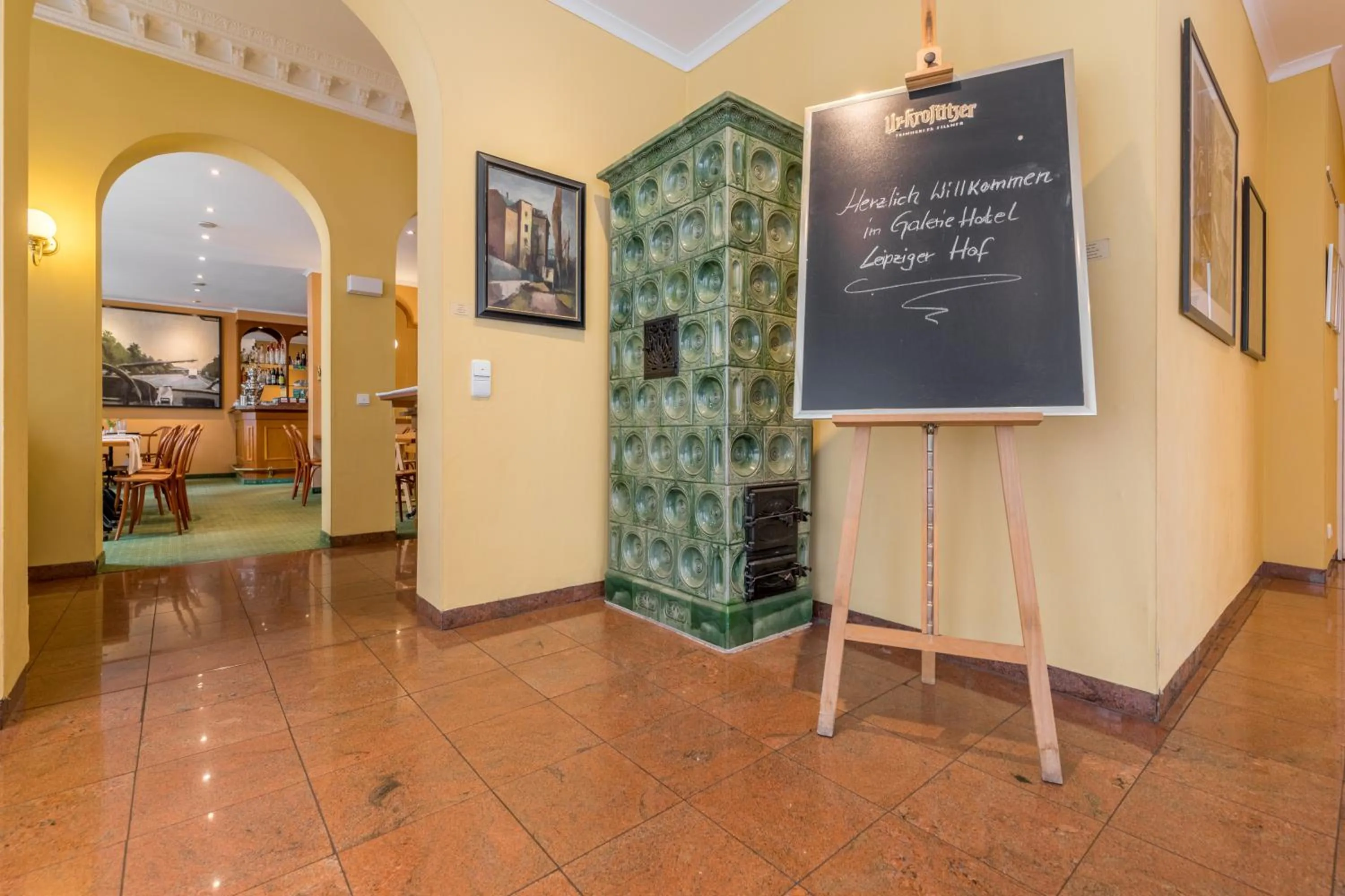 Lobby or reception in Galerie Hotel Leipziger Hof