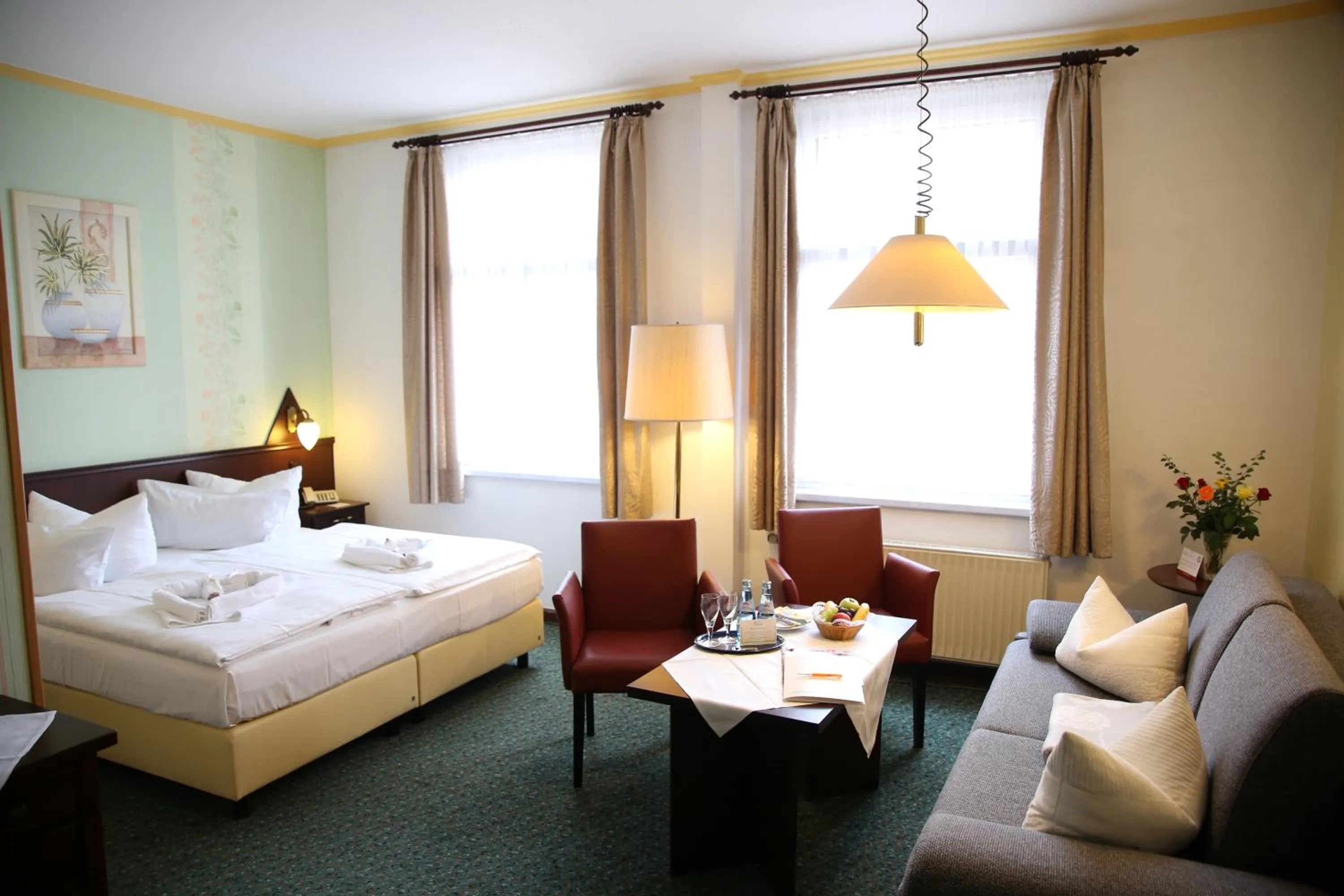 Photo of the whole room, Bed in Hotel Alt-Connewitz