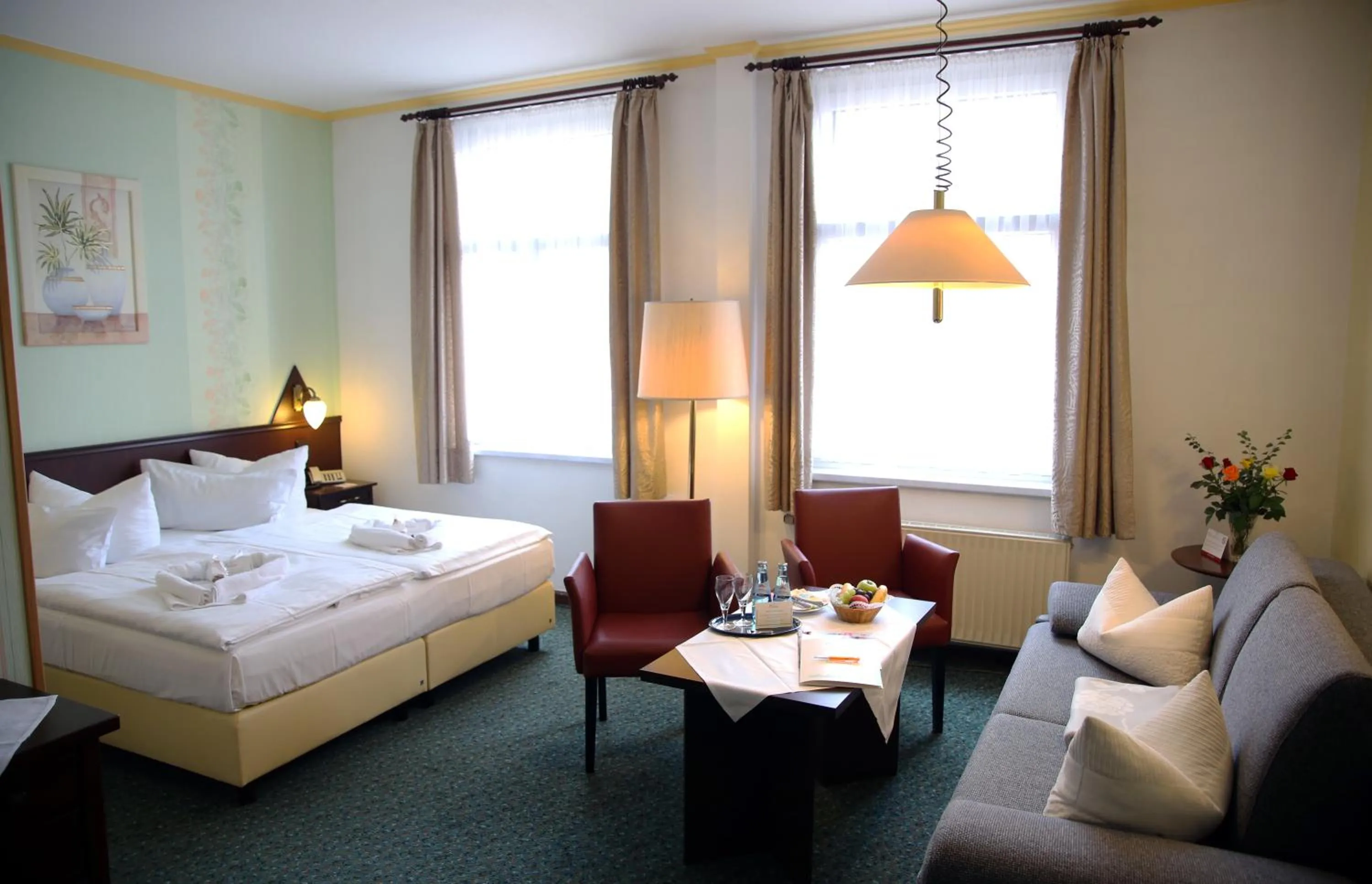 Photo of the whole room, Bed in Hotel Alt-Connewitz