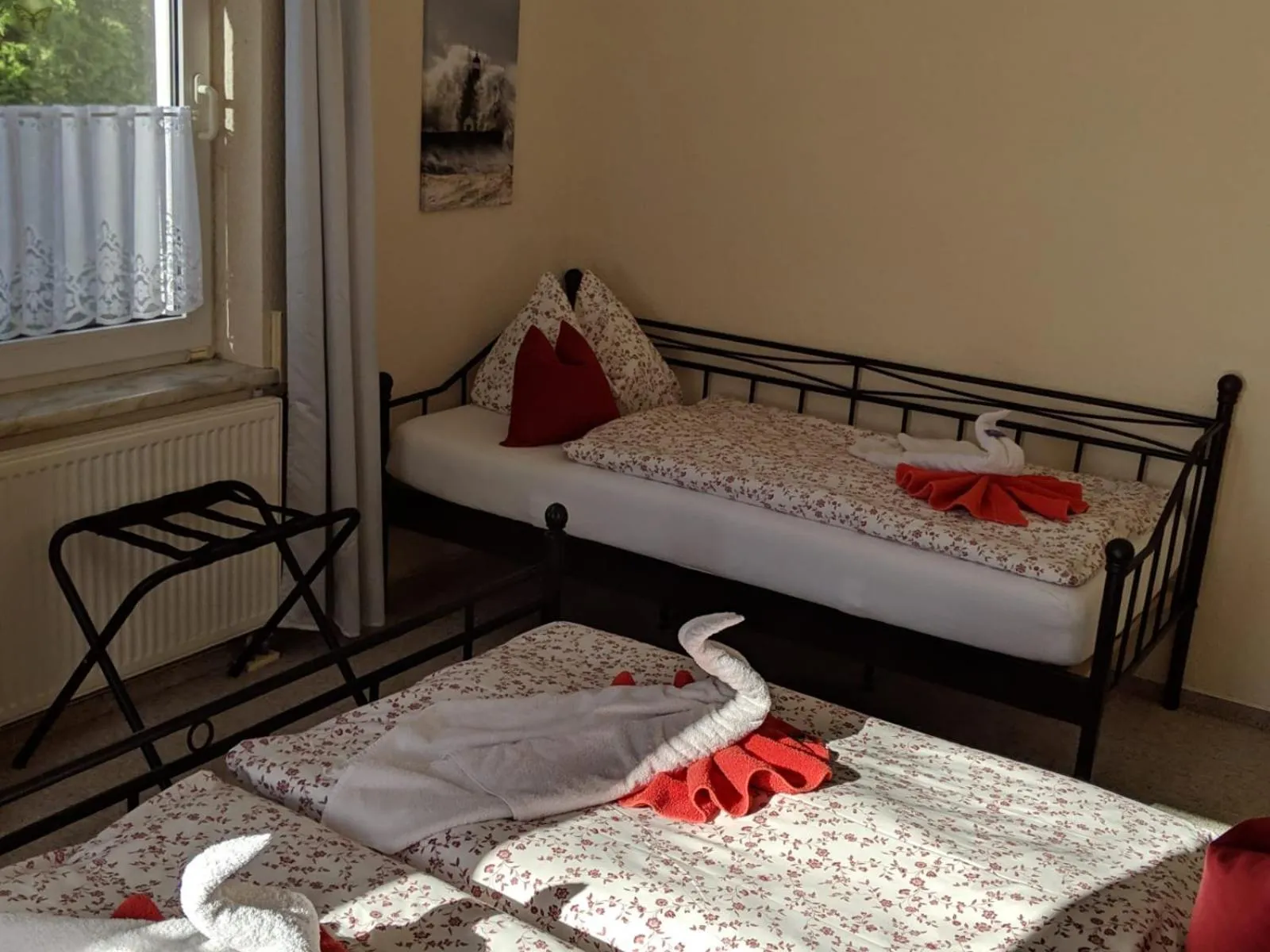 Bed in Landhotel Pathes Hof