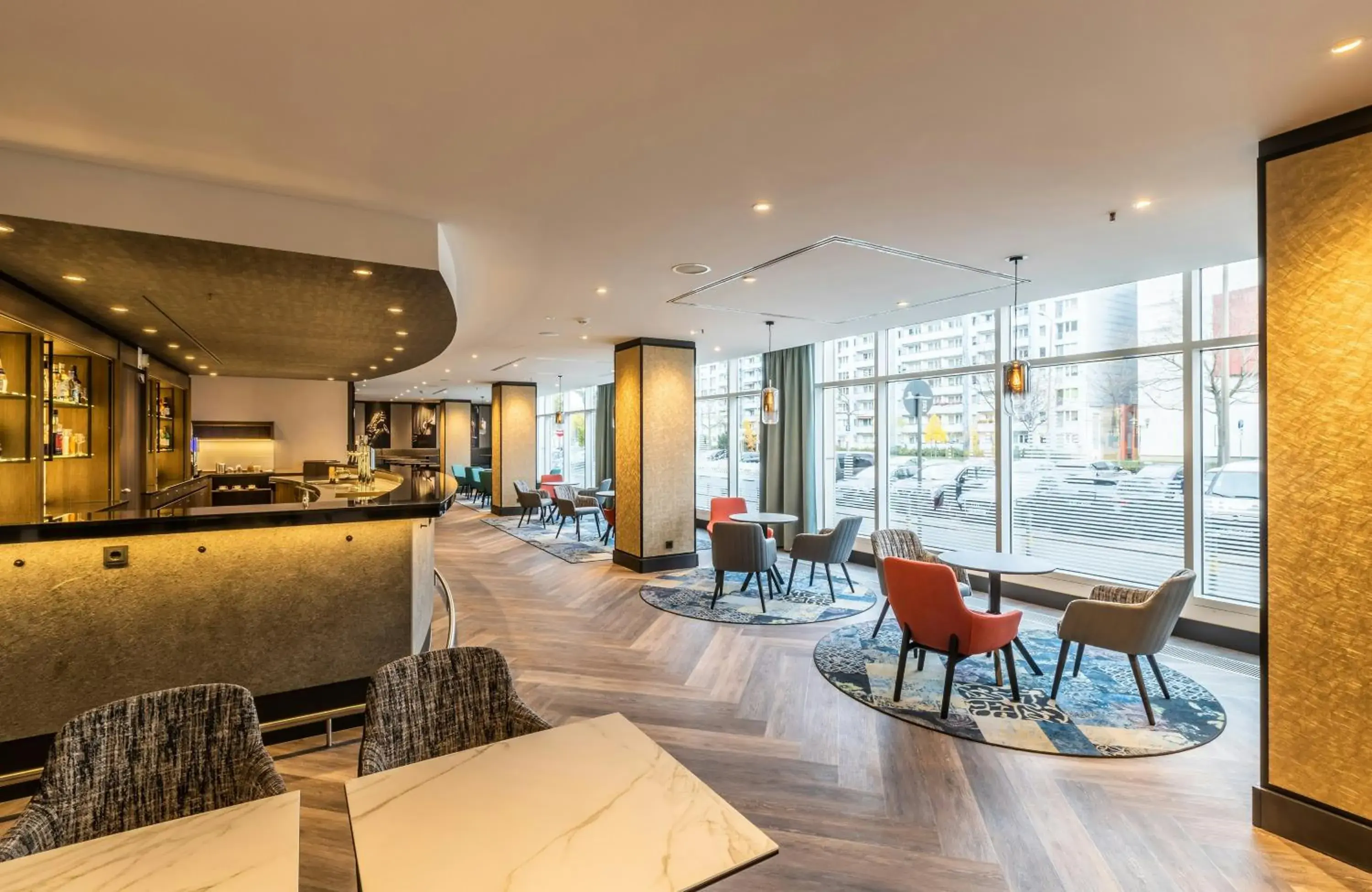 Lounge or bar in NYX Hotel Erfurt by Leonardo Hotels Lounge or bar in NYX Hotel Erfurt by Leonardo Hotels