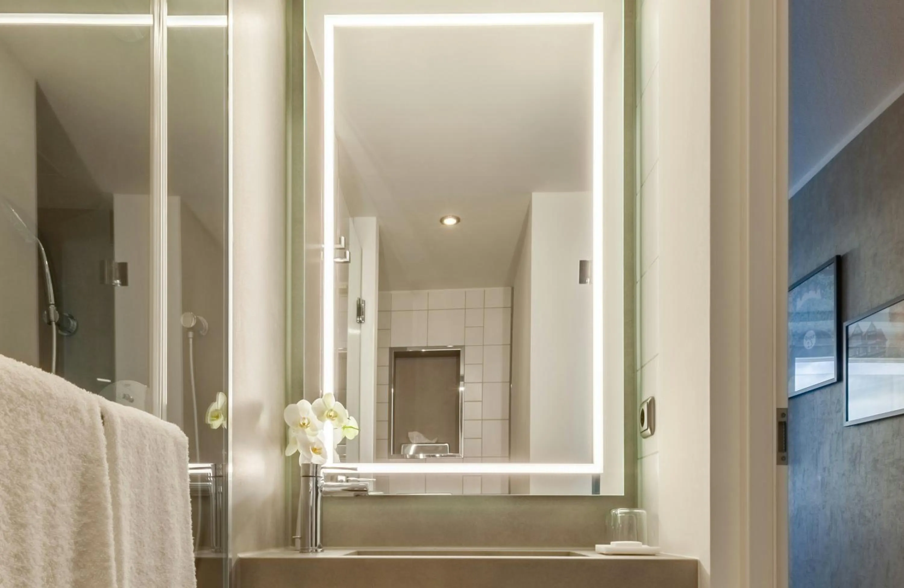 Bathroom in NYX Hotel Erfurt by Leonardo Hotels