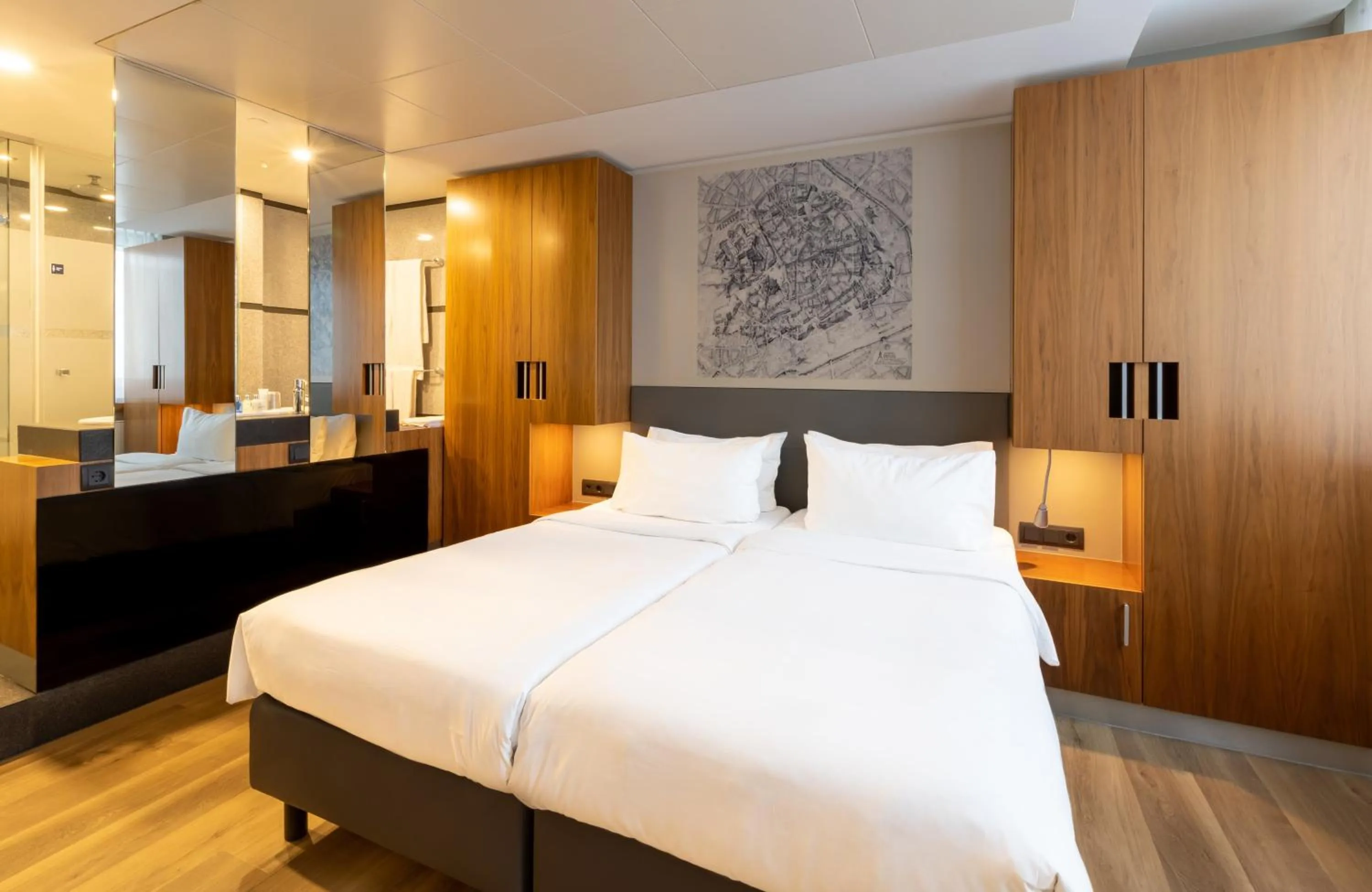 Photo of the whole room, Bed in NYX Hotel Erfurt by Leonardo Hotels