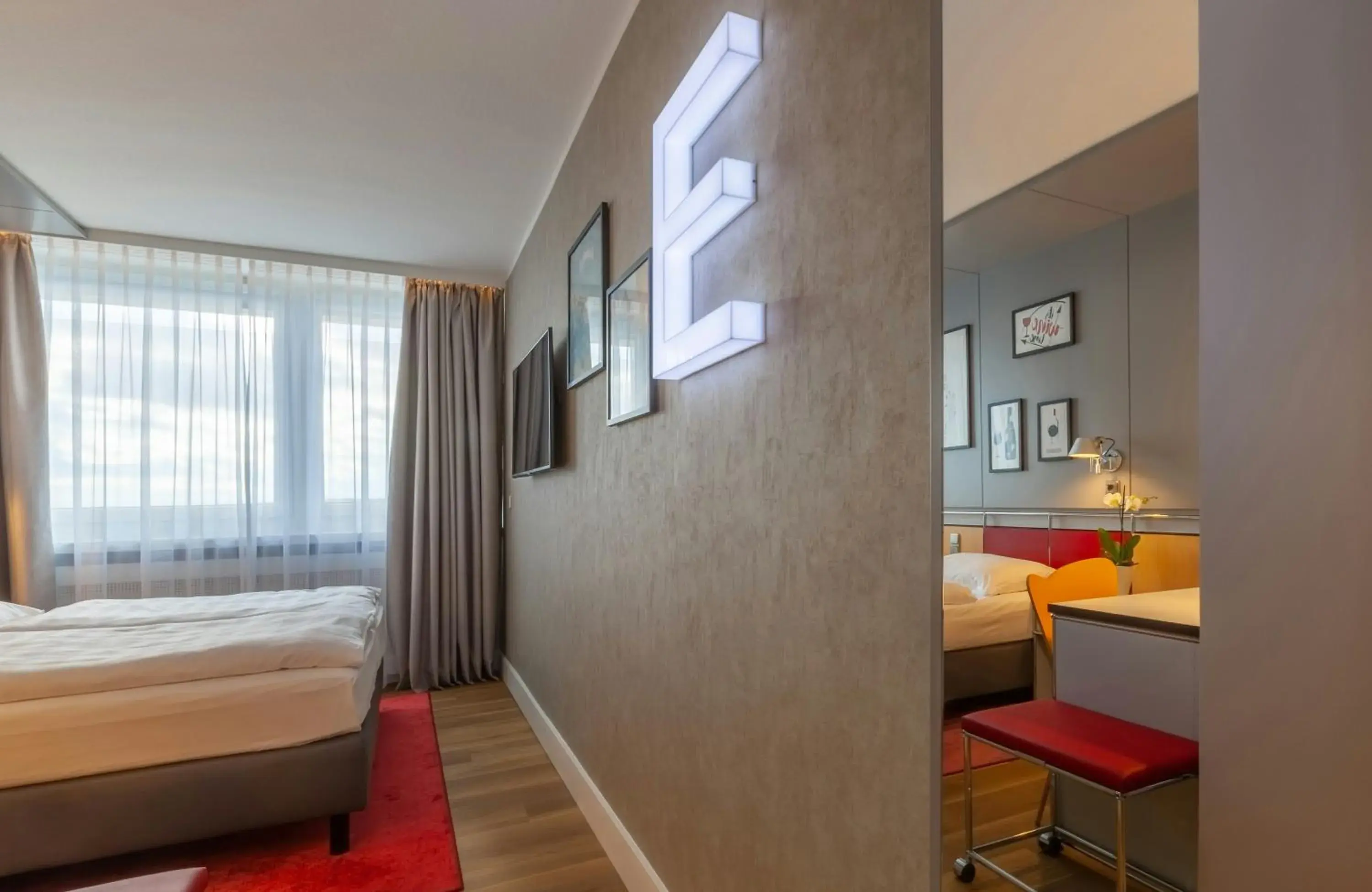 Photo of the whole room, Bed in NYX Hotel Erfurt by Leonardo Hotels Photo of the whole room, Bed in NYX Hotel Erfurt by Leonardo Hotels