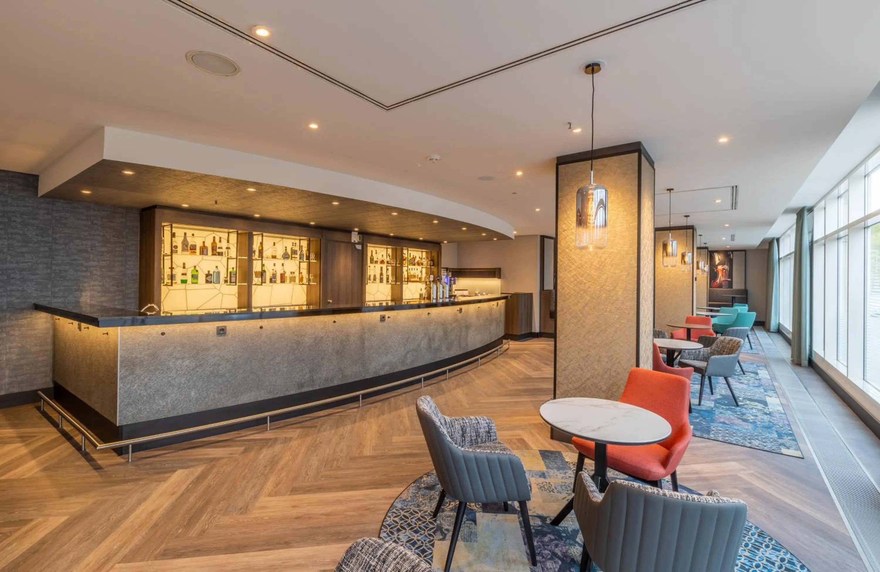 Lounge or bar in NYX Hotel Erfurt by Leonardo Hotels