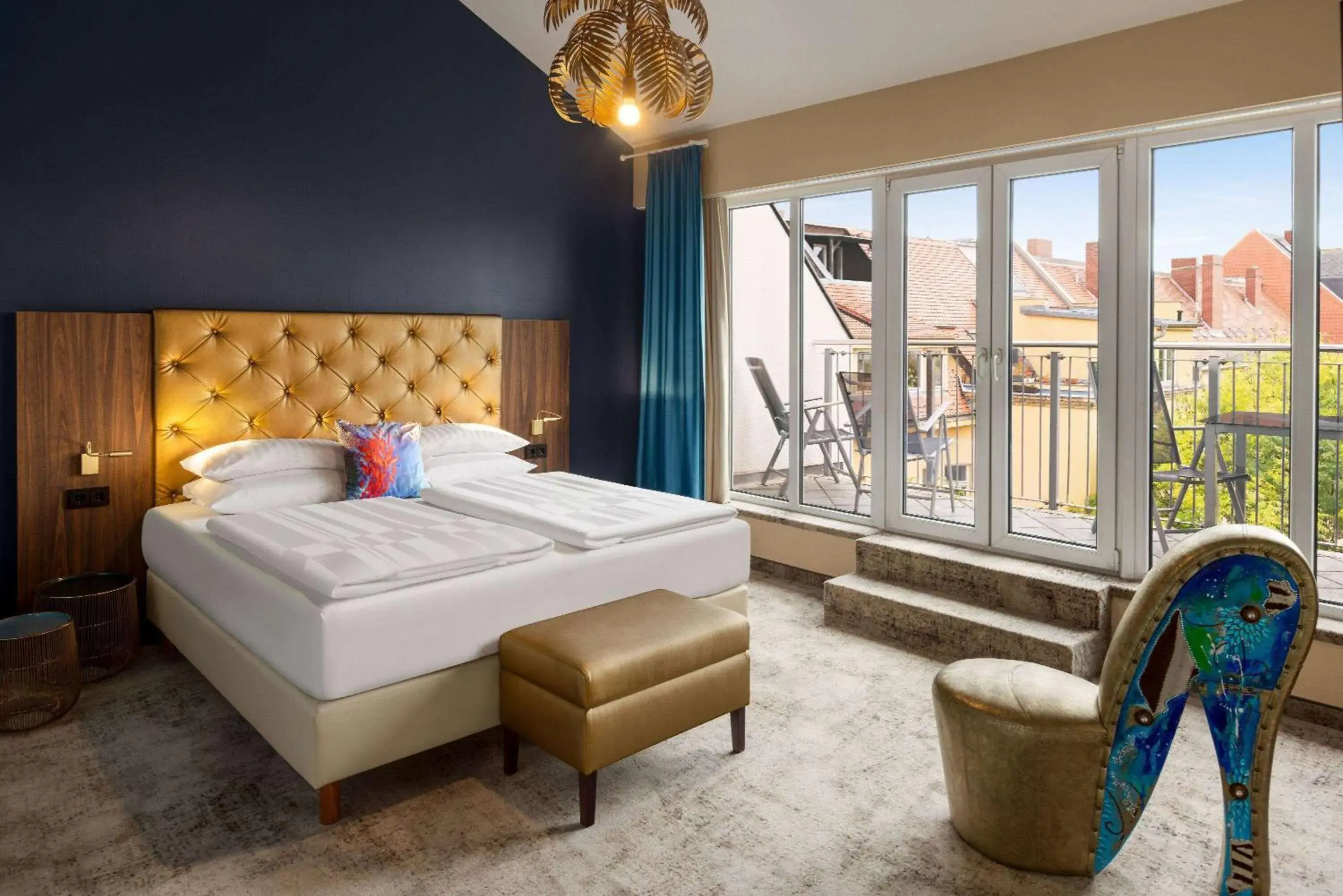 Bed in Amedia Hotel & Suites Leipzig, Trademark Collection by Wyndham Bed in Amedia Hotel & Suites Leipzig, Trademark Collection by Wyndham