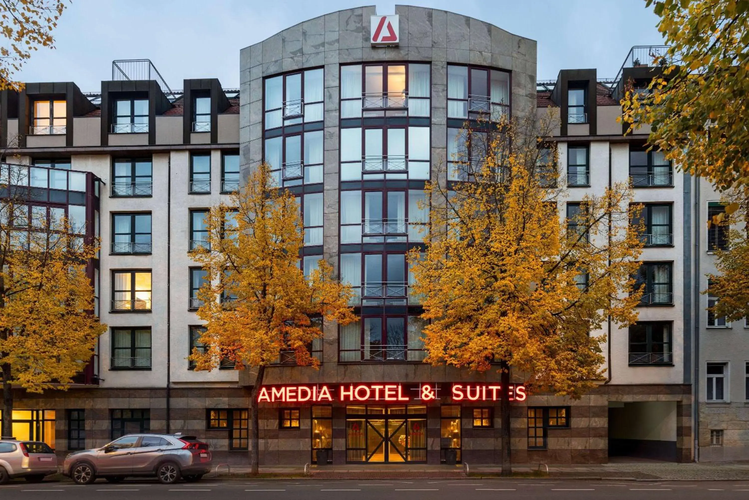 Property building in Amedia Hotel & Suites Leipzig, Trademark Collection by Wyndham Property building in Amedia Hotel & Suites Leipzig, Trademark Collection by Wyndham