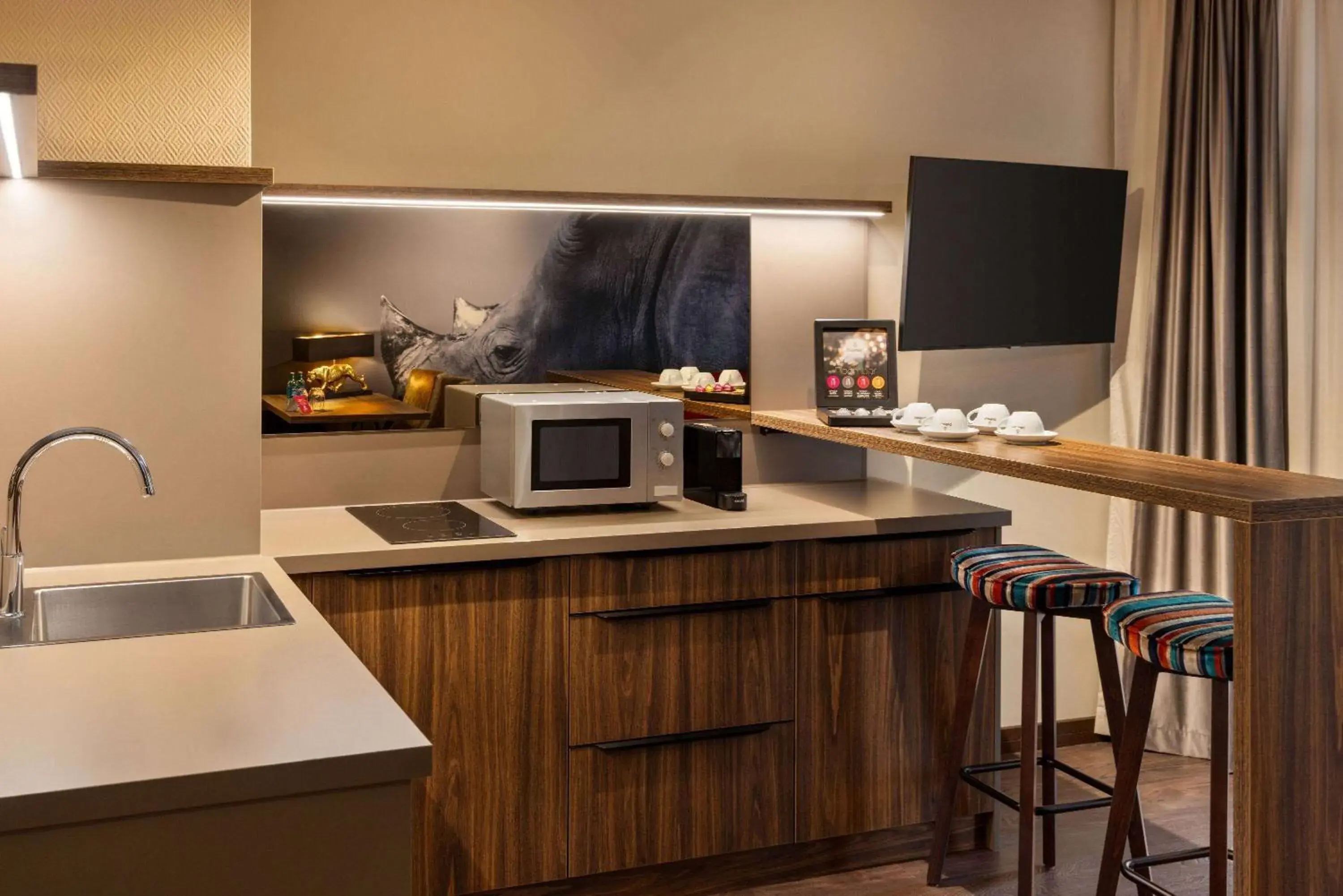 Bed in Amedia Hotel & Suites Leipzig, Trademark Collection by Wyndham Bed in Amedia Hotel & Suites Leipzig, Trademark Collection by Wyndham