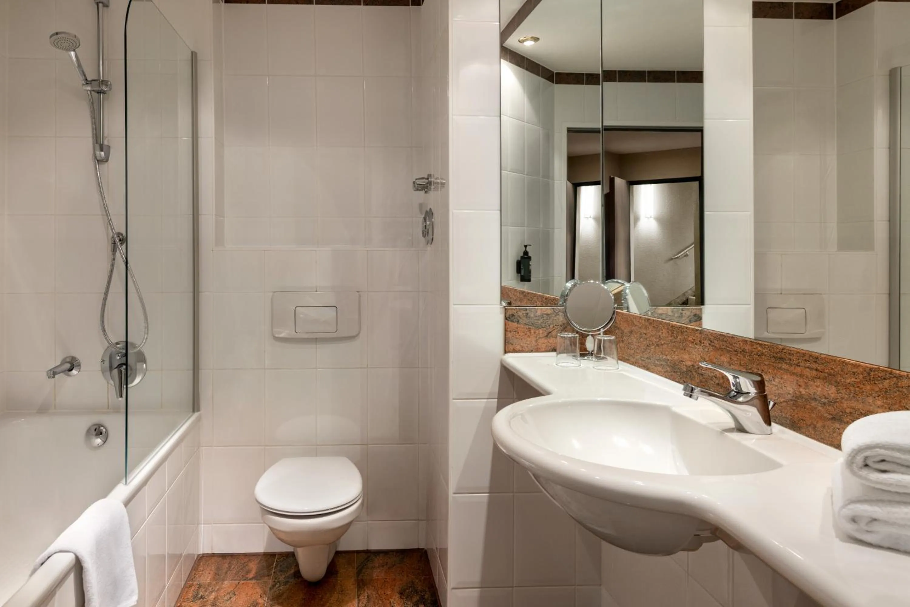 Bathroom in Amedia Hotel & Suites Leipzig, Trademark Collection by Wyndham
