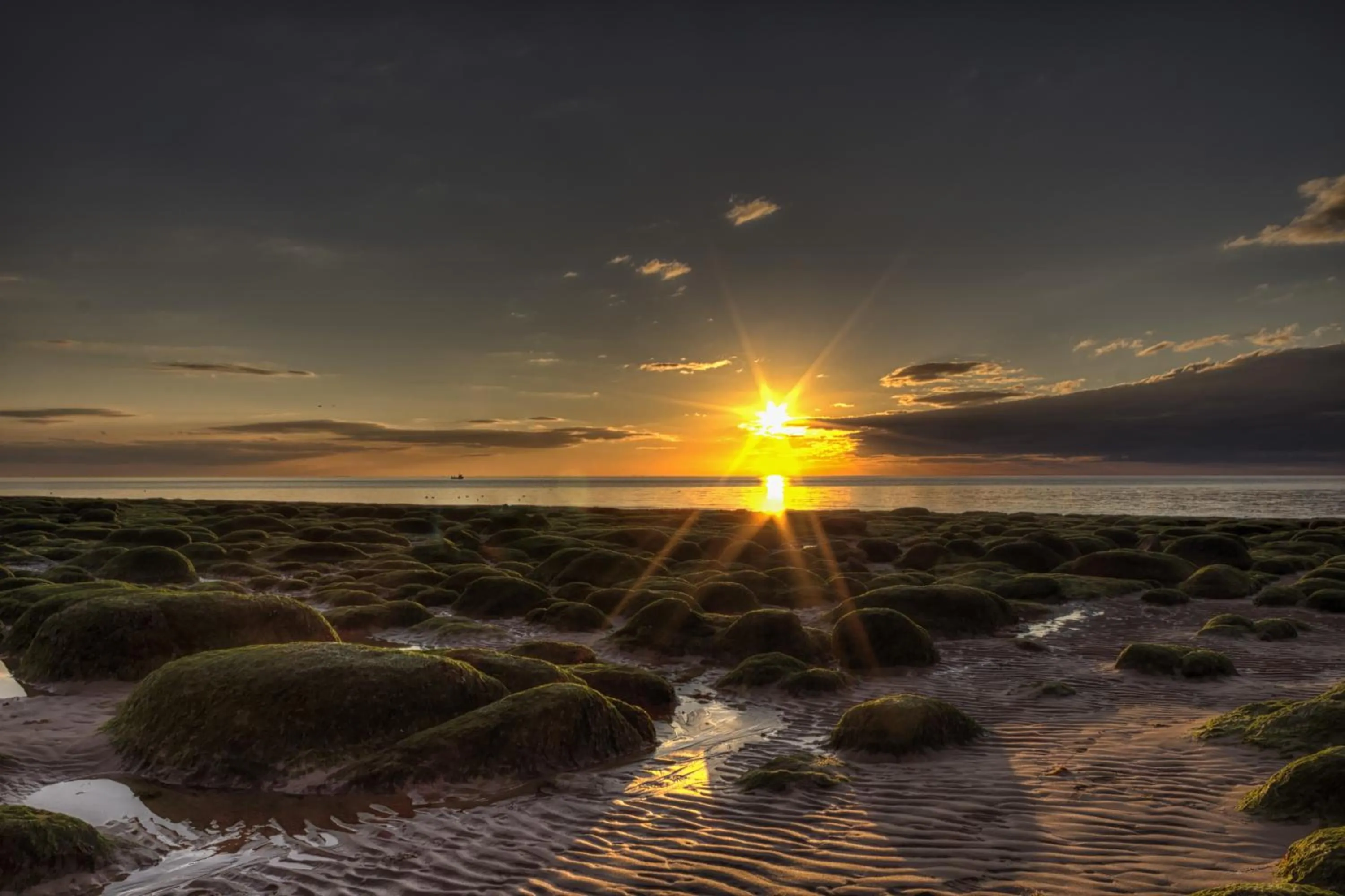 Beach in Titchwell Manor Hotel