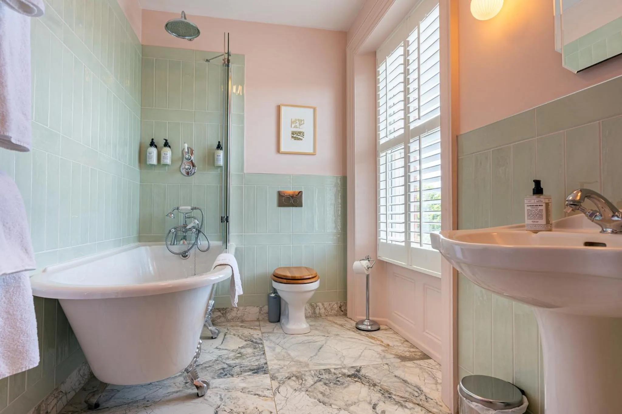 Toilet in Titchwell Manor Hotel