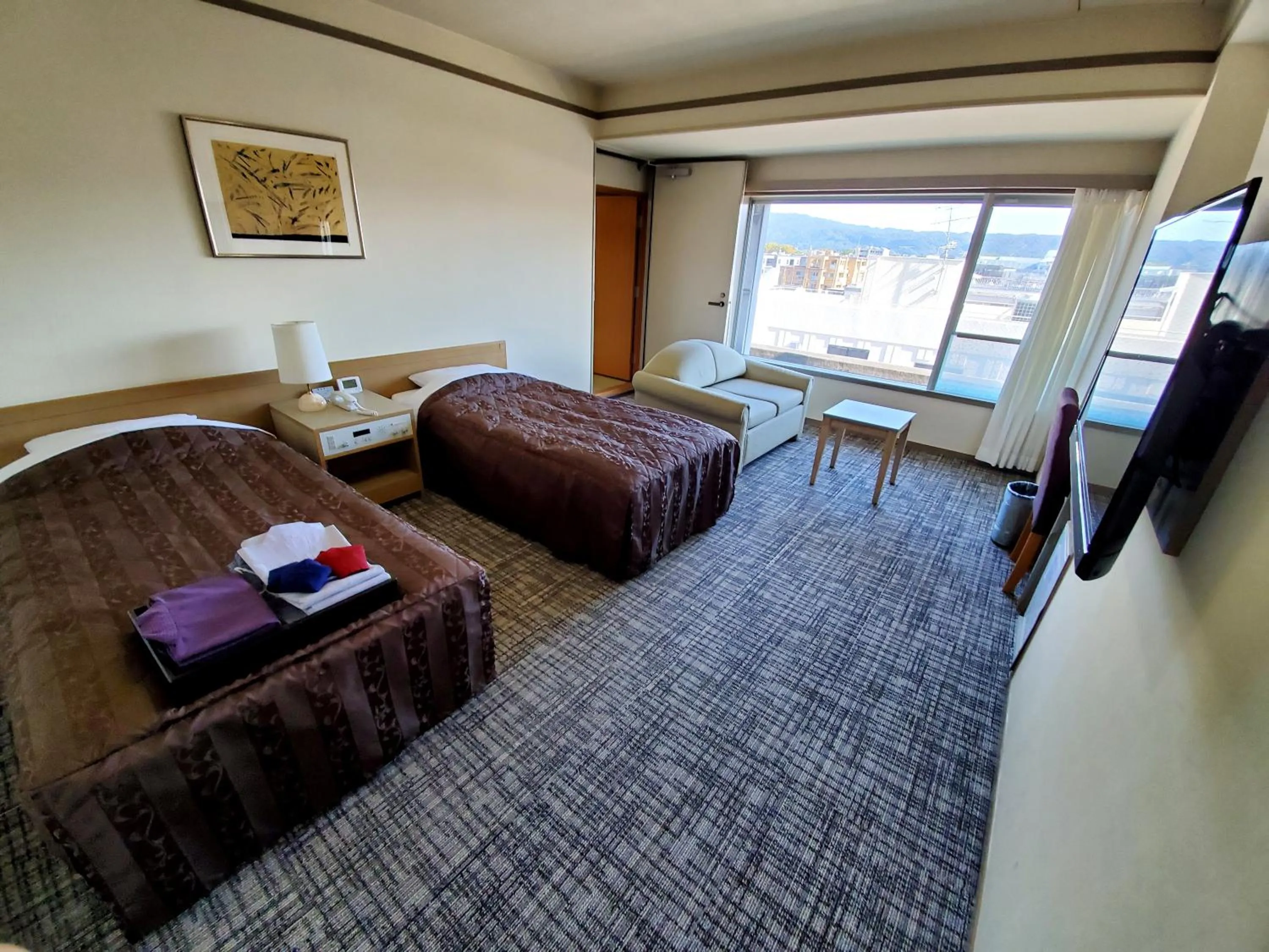 Bed in The Gran Resort Elegante Kyoto