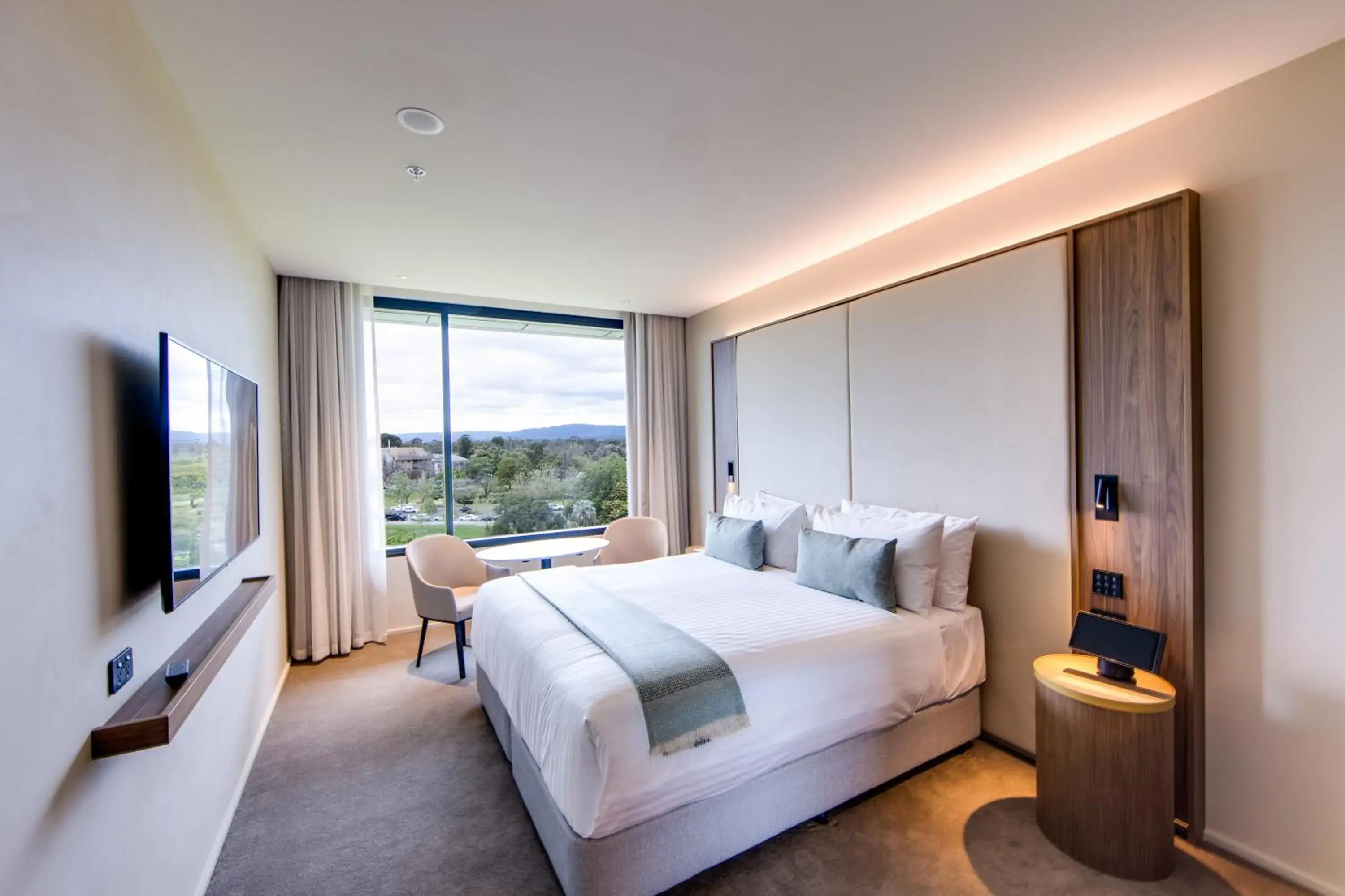 Photo of the whole room, Bed in Oval Hotel at Adelaide Oval Photo of the whole room, Bed in Oval Hotel at Adelaide Oval