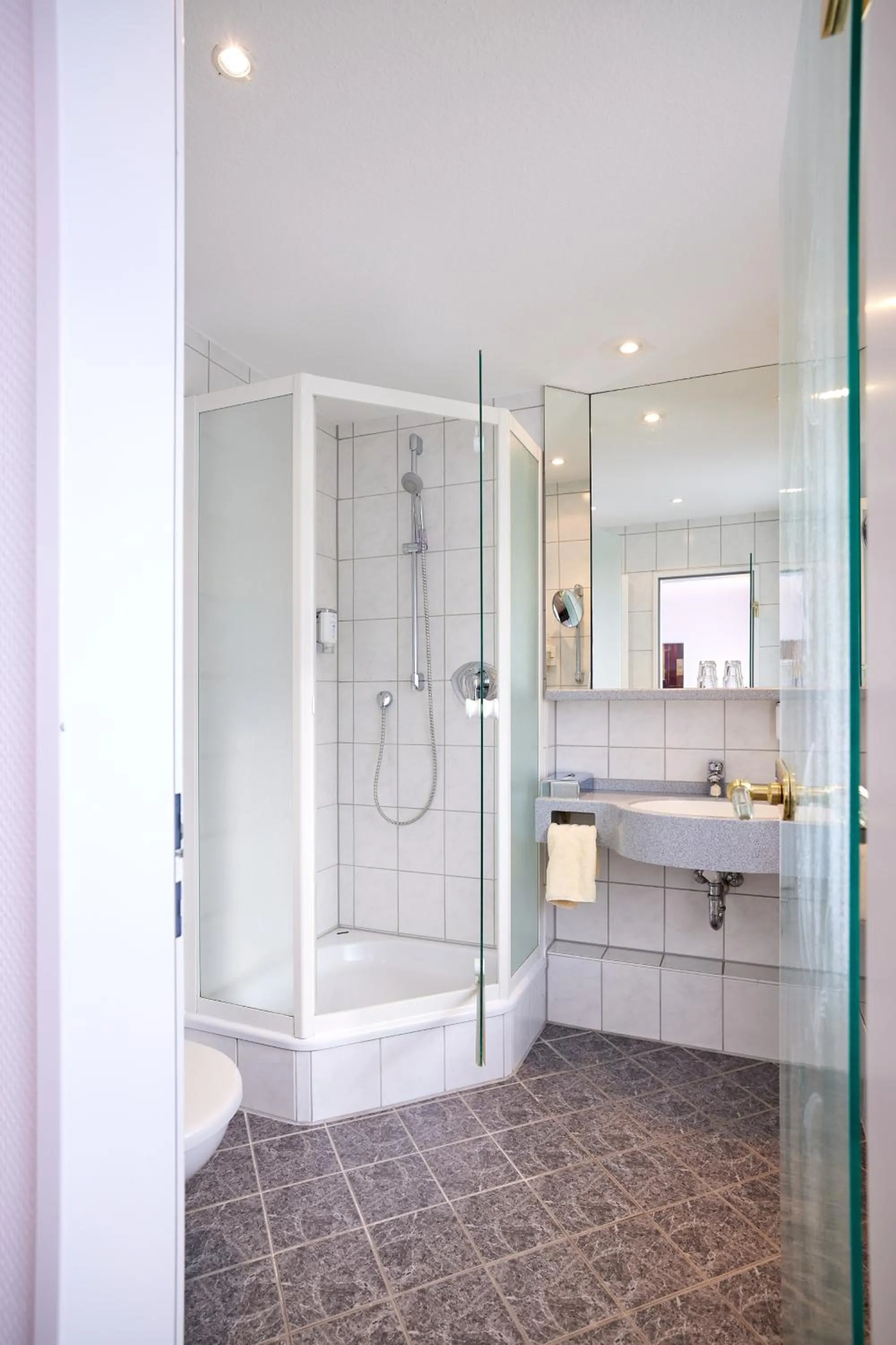 Shower in Hotel Restaurant Stegemann