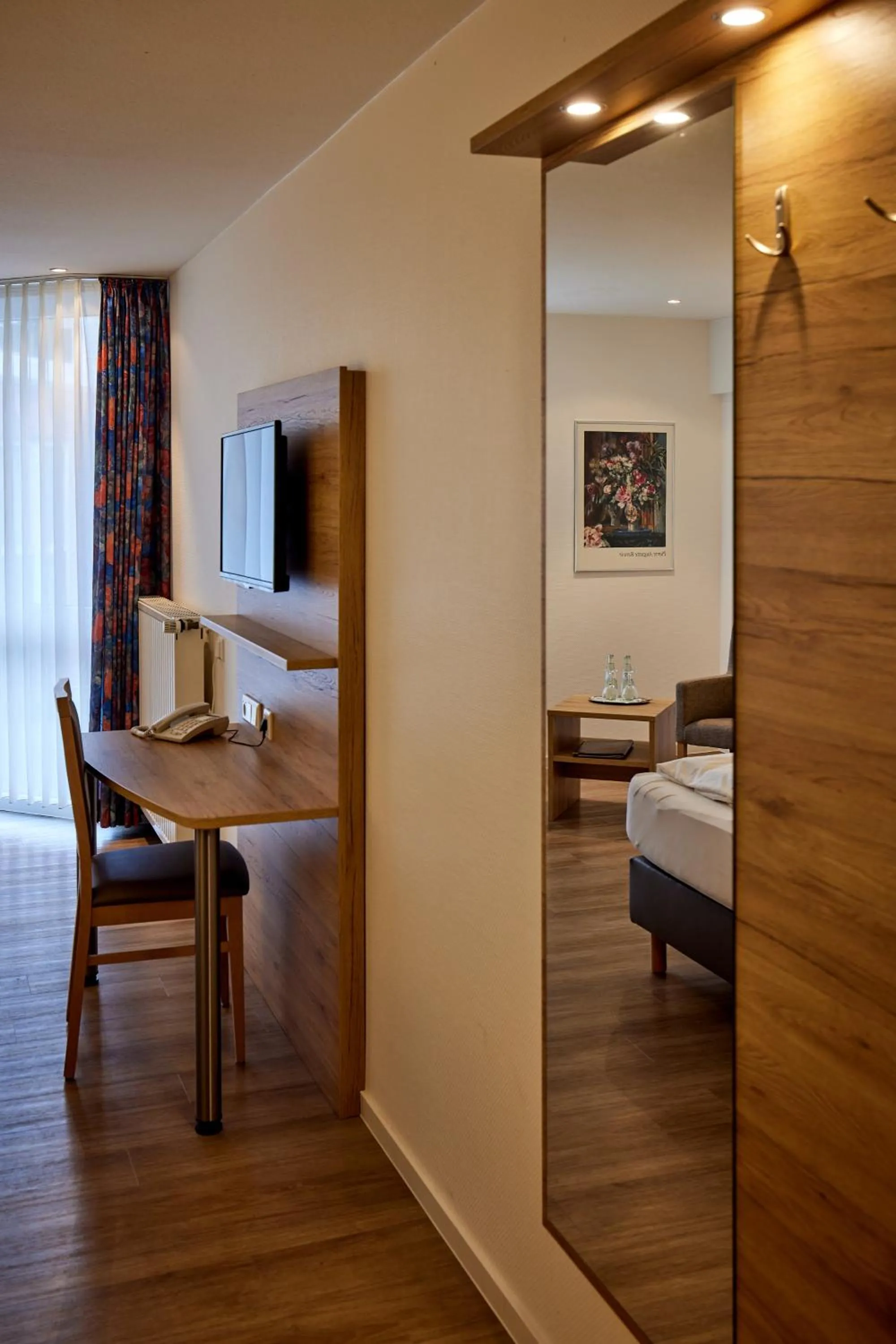 TV and multimedia, Bed in Hotel Restaurant Stegemann