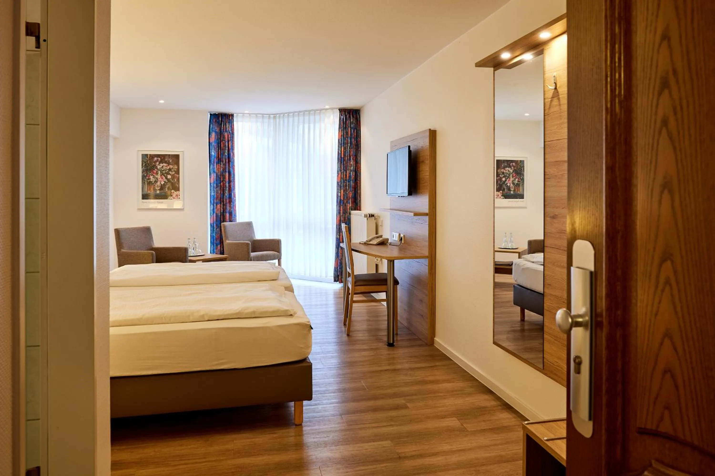Bed in Hotel Restaurant Stegemann