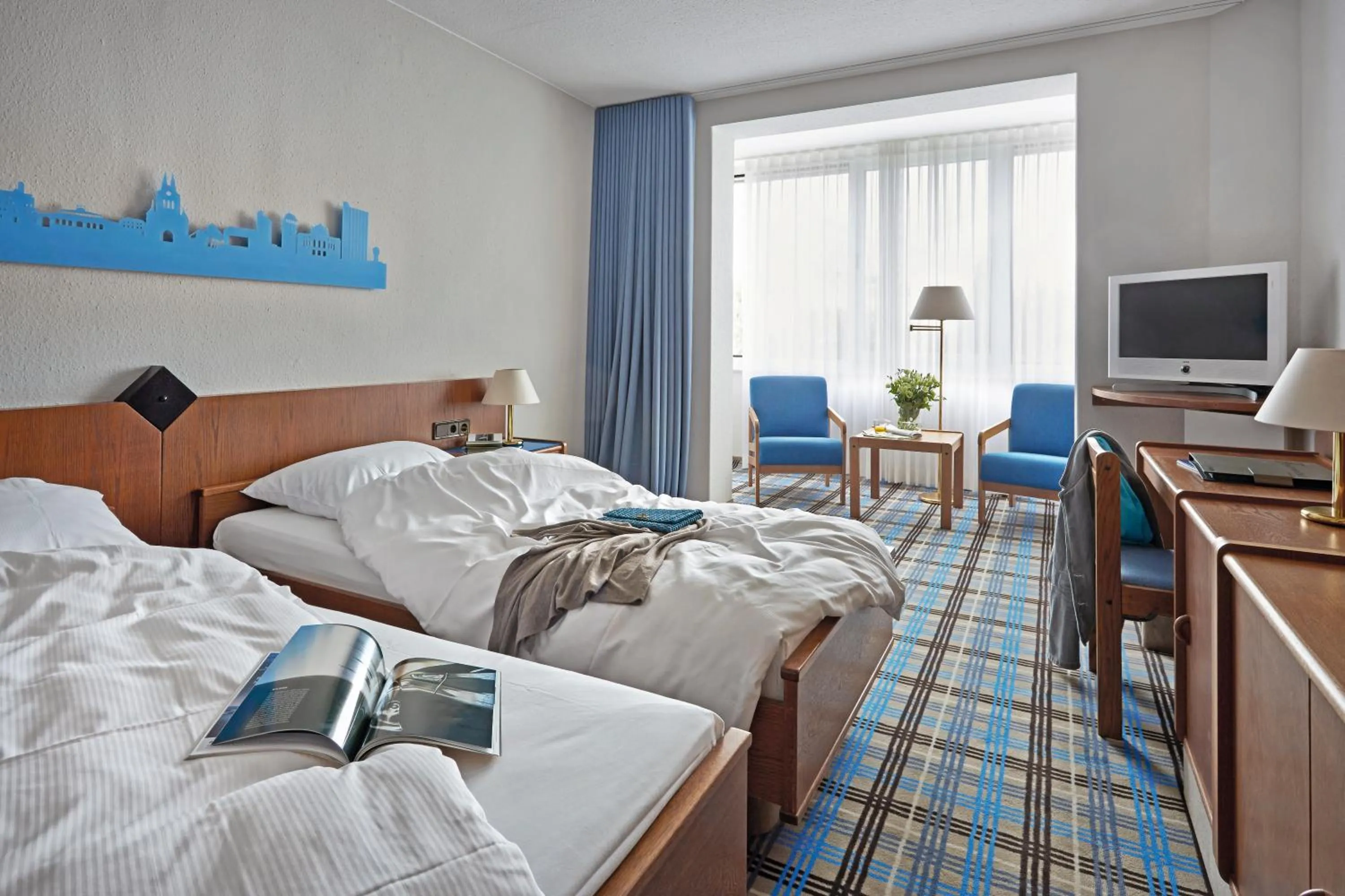 Bed in Seaside Residenz Hotel Chemnitz