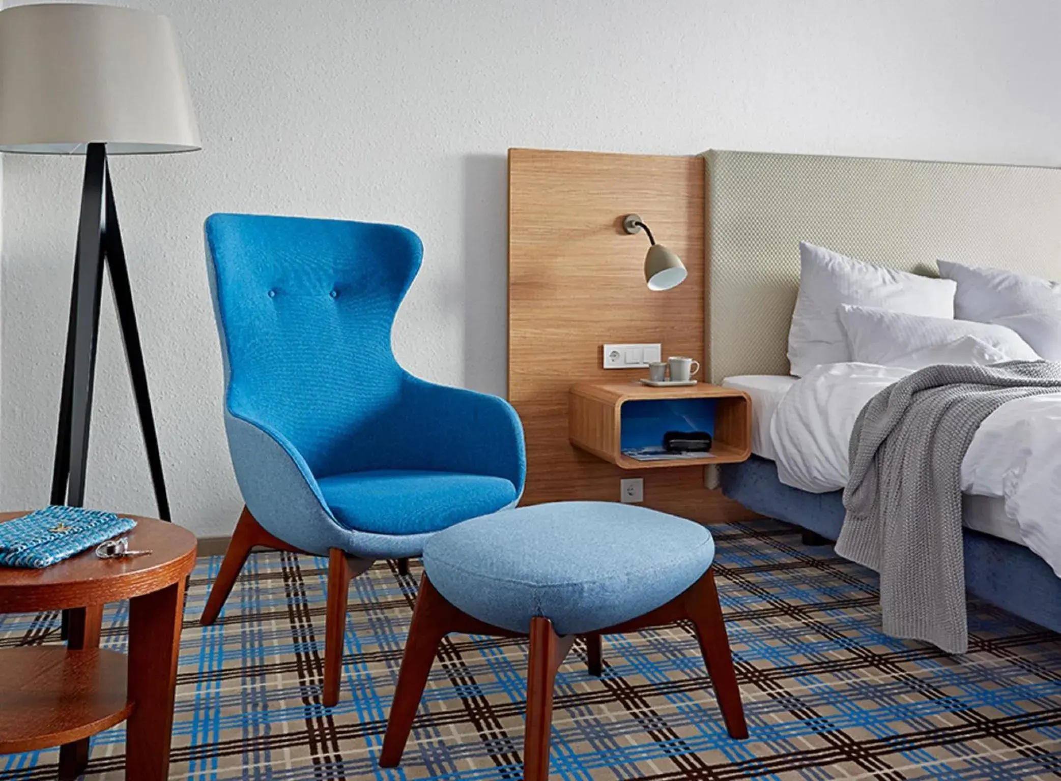 Seating area, Bed in Seaside Residenz Hotel Chemnitz Seating area, Bed in Seaside Residenz Hotel Chemnitz