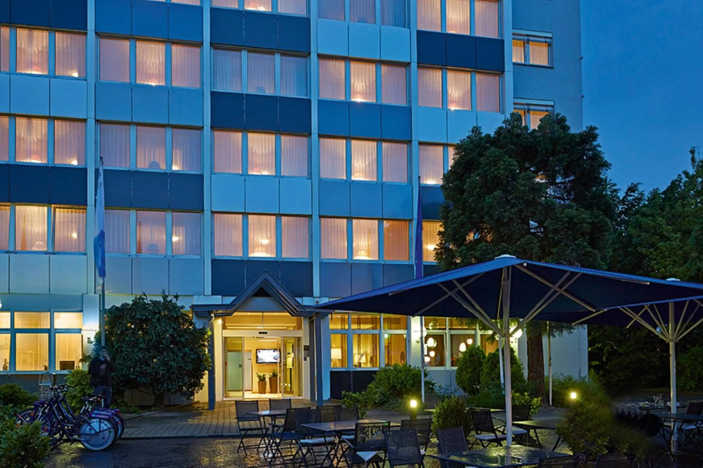 Patio in Seaside Residenz Hotel Chemnitz