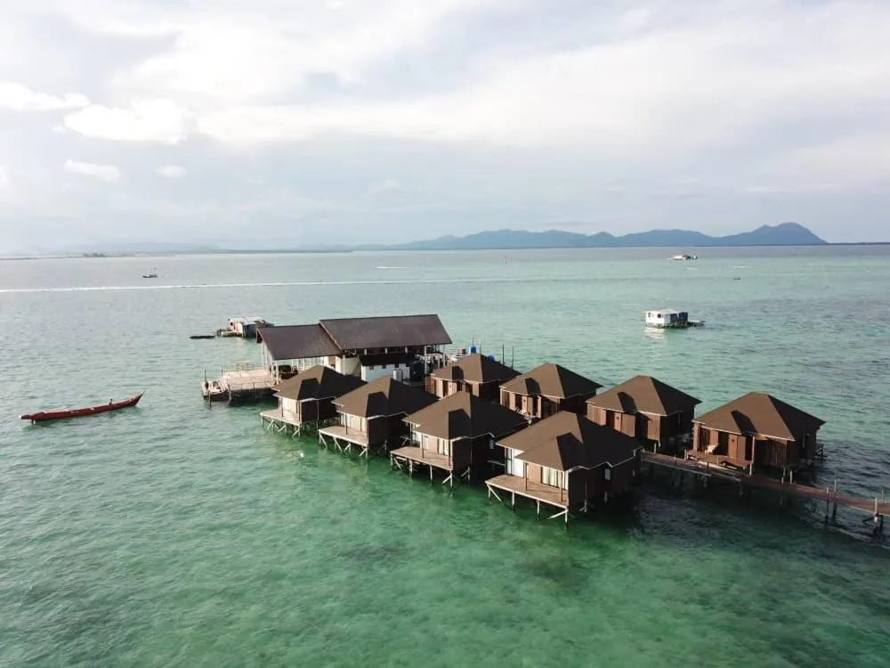 Bird's eye view in Sea Star Resort Semporna